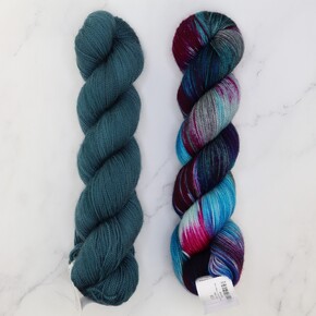 Alberquerque Sunset Set in Yummy 2-Ply: Beautiful Dreamer