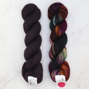 Alberquerque Sunset Set in Yummy 2-Ply: Bewitched