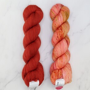 Alberquerque Sunset Set in Yummy 2-Ply: Devoted Idea