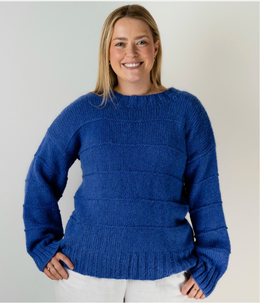 Cosy Ridge Sweater Pattern 1148 by Alpaca Yarns NZ