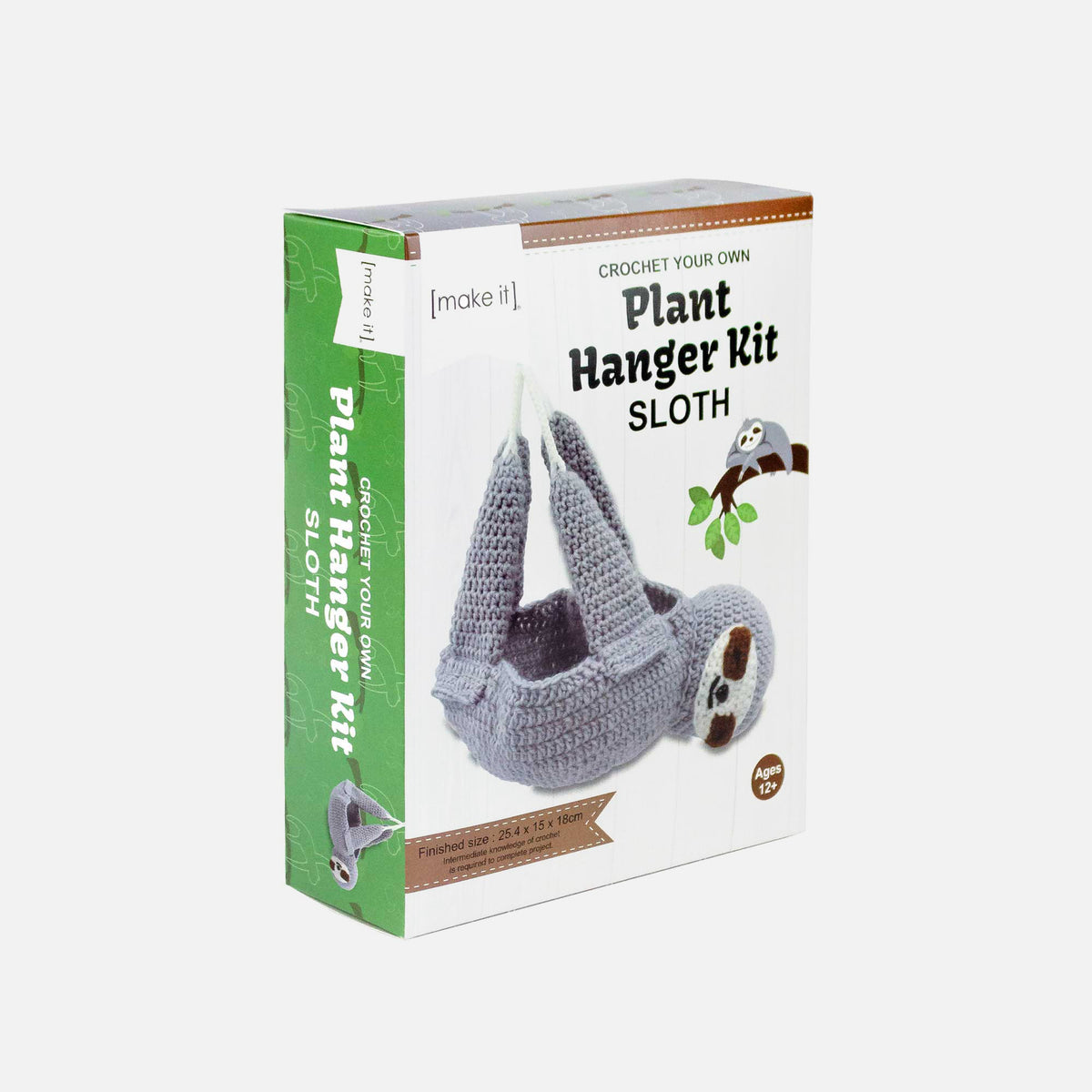 Make It crochet plant holder kit – Sloth