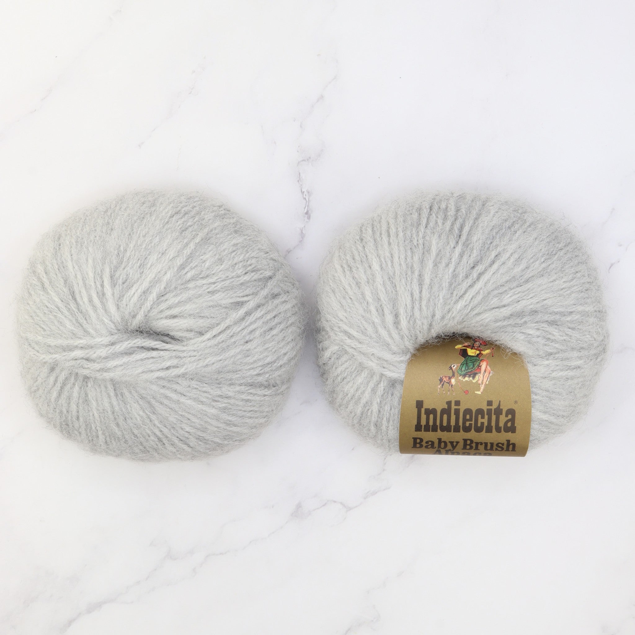 Baby Brushed Alpaca Throw kit, colourway Grey 434