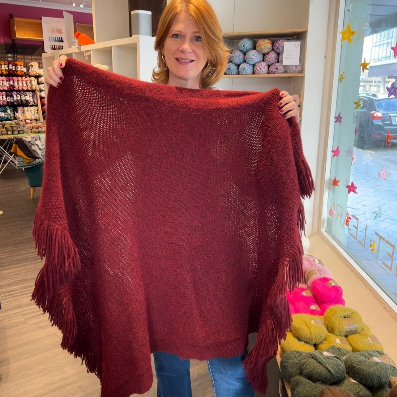 Baby Brushed Alpaca Throw knitting kit