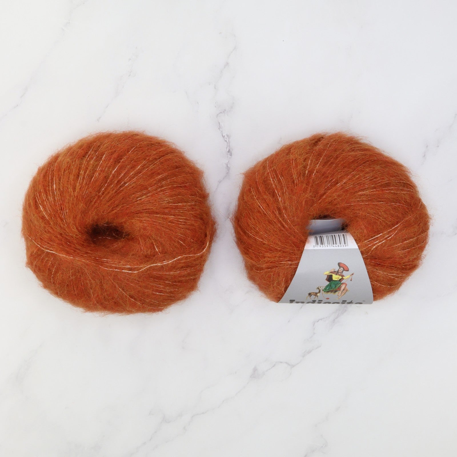 Cropped Cardigan kit in Baby Suri Silk, colourway Rust