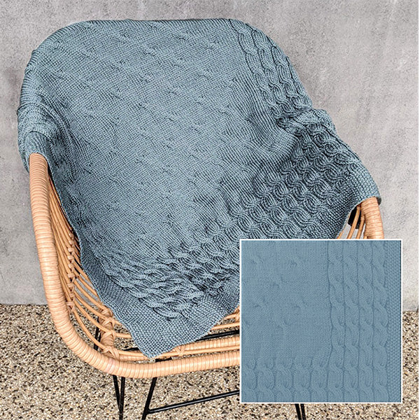 Adsley Blanket knitting kit