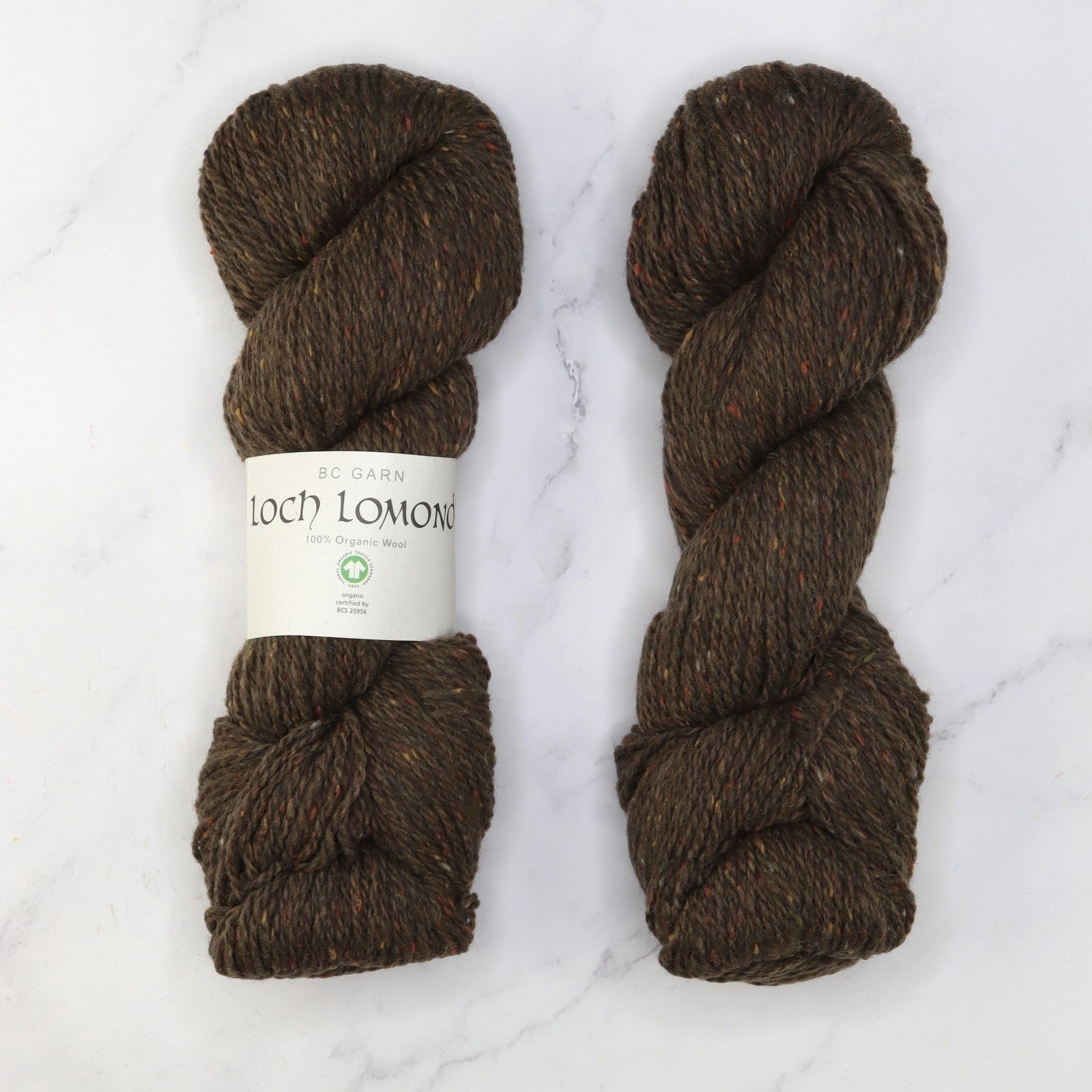 BC Garn Loch Lomond GOTS in colourway Moss – 8ply weight wool yarn