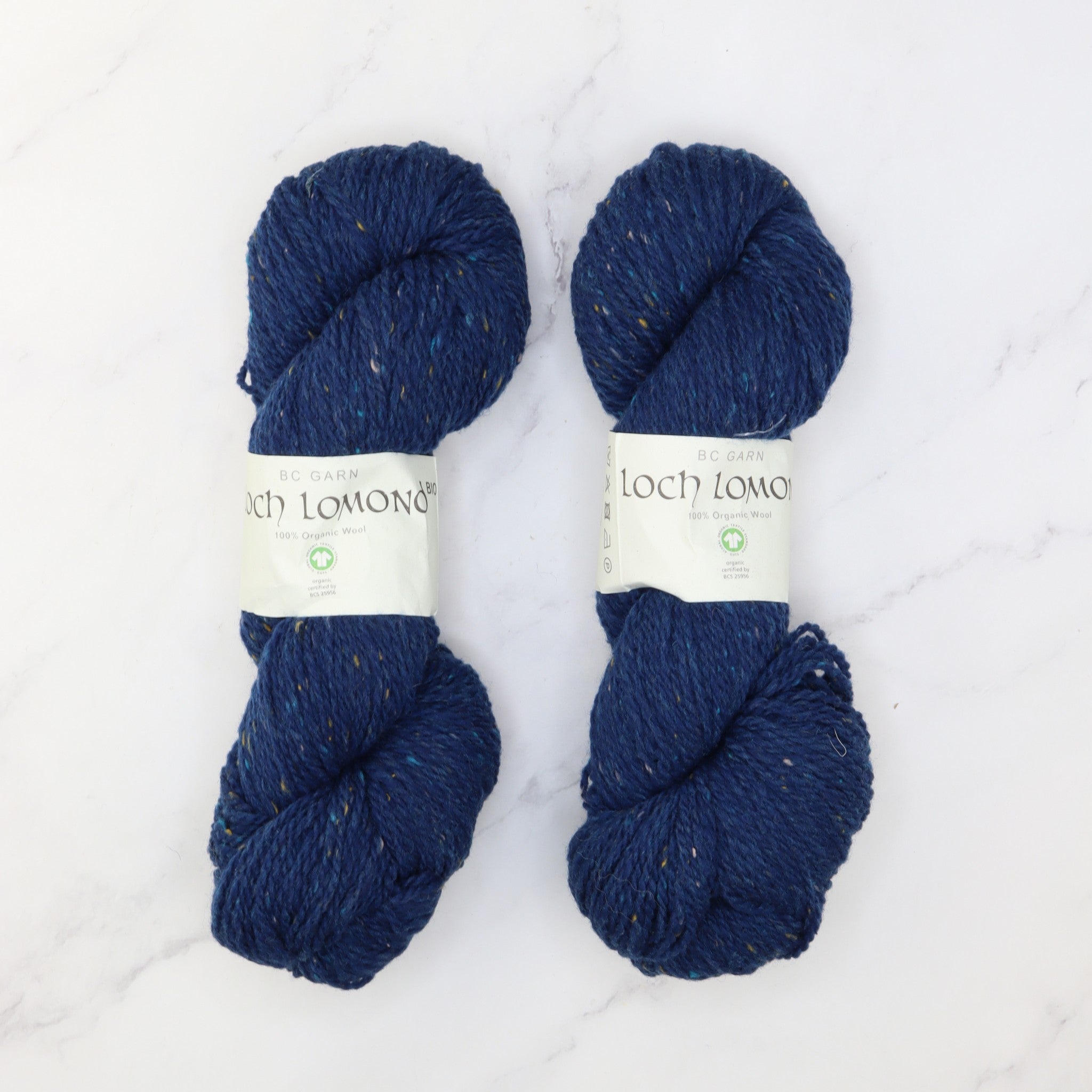 BC Garn Loch Lomond GOTS in colourway Dark Blue – 8ply weight wool yarn