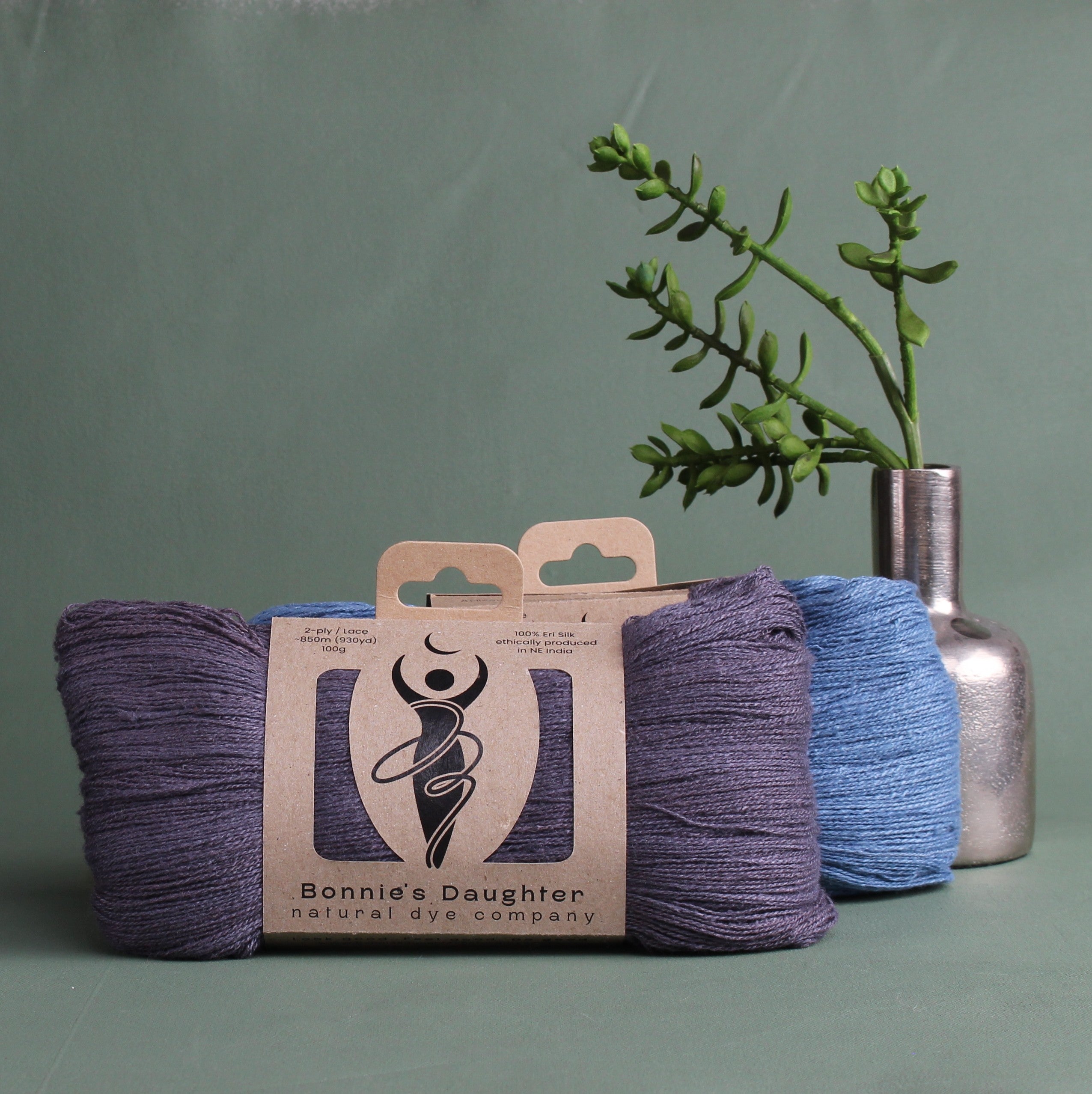 Bonnie's Daughter Eri Silk 2ply Lace – 2ply weight silk yarn