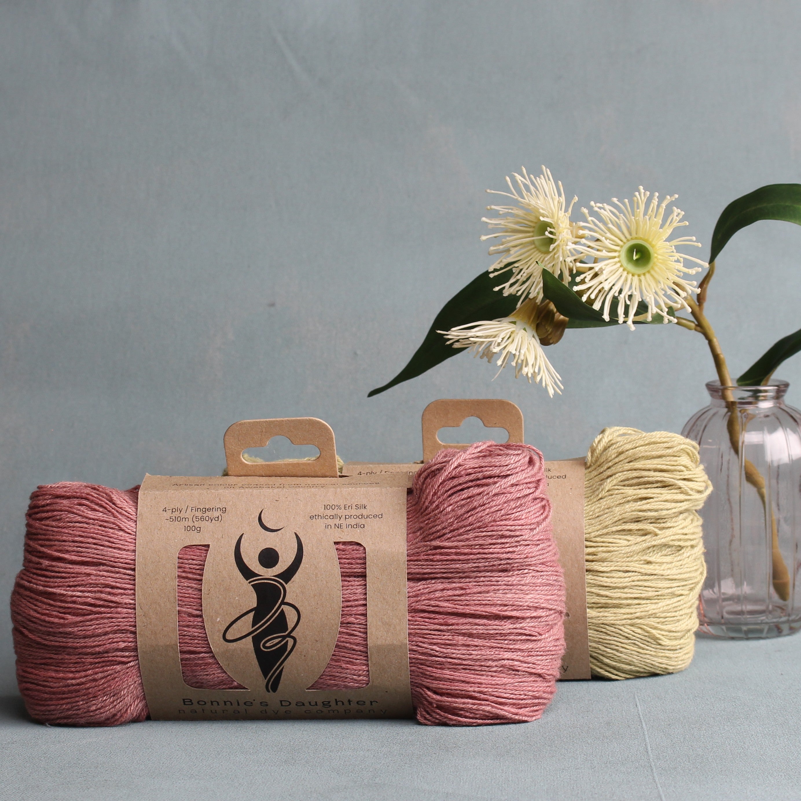 Bonnie's Daughter Eri Silk 4ply – 4ply weight silk yarn