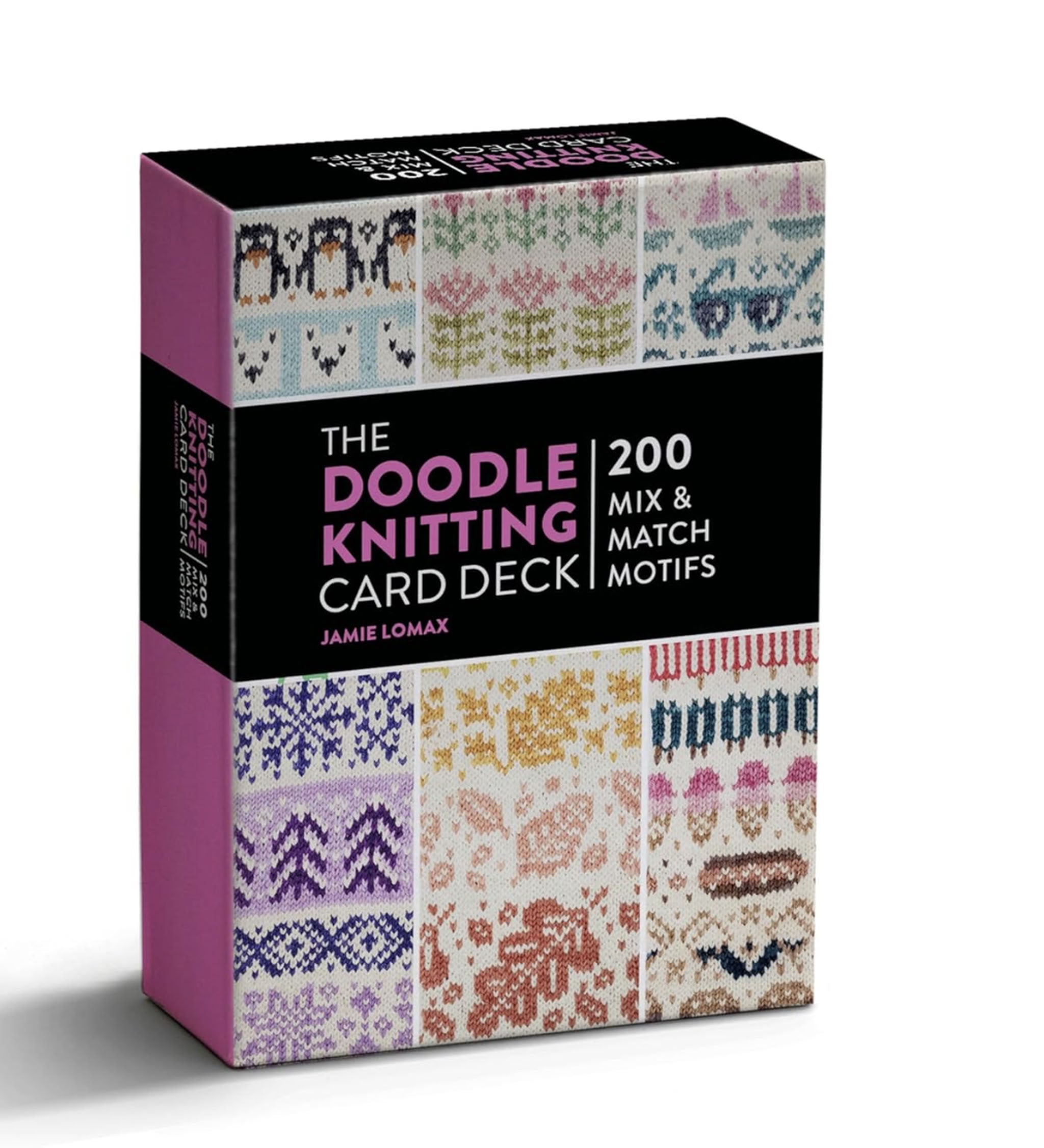 Doodle Knitting Card Deck: 200 mix & match motifs – pattern book