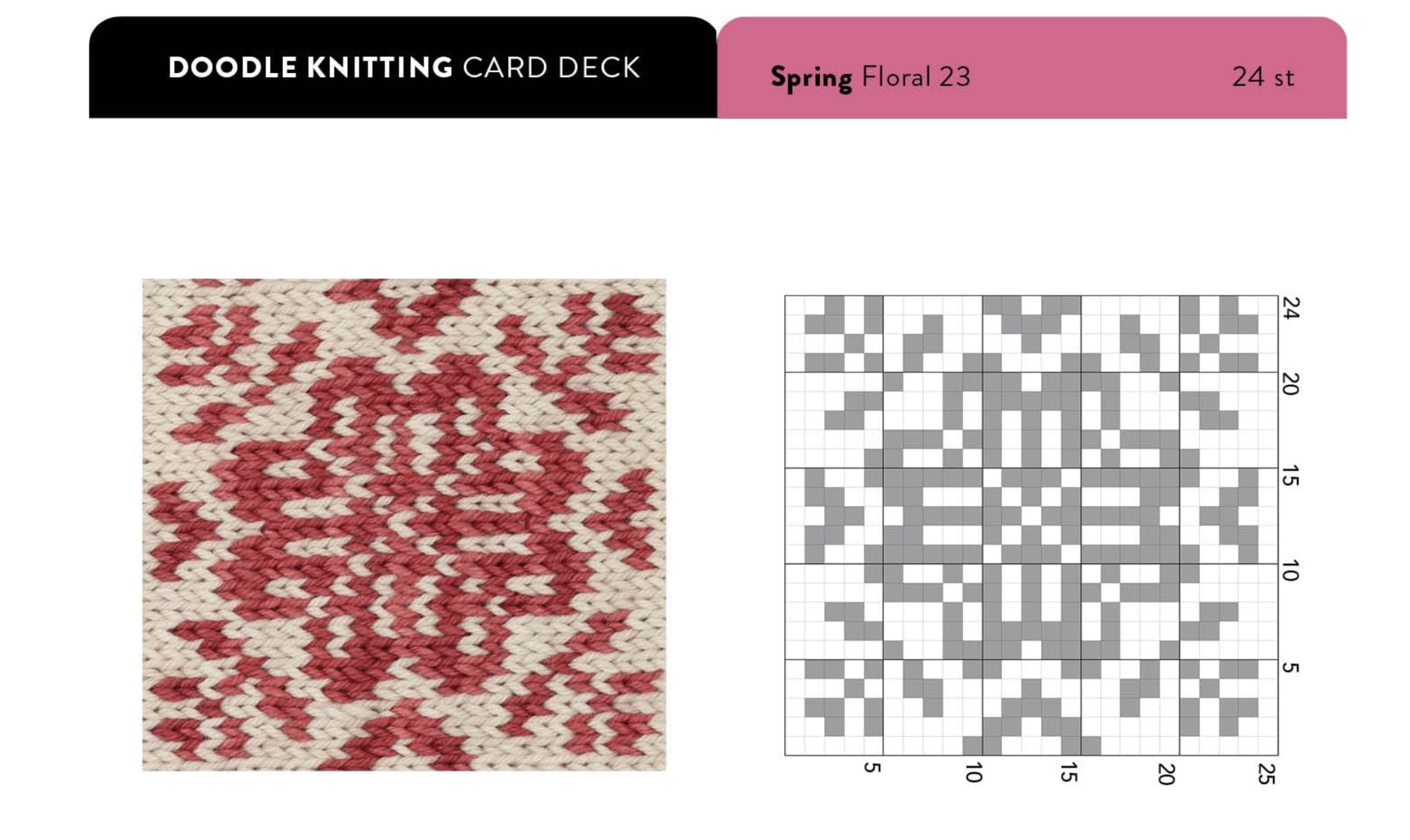 Doodle Knitting Card Deck: 200 mix & match motifs – pattern book – view 6