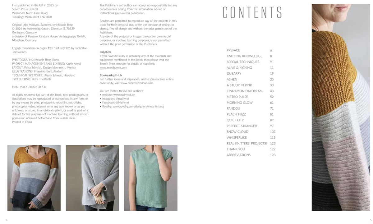 Easy Sweaters to Knit – knitting pattern book – view 4