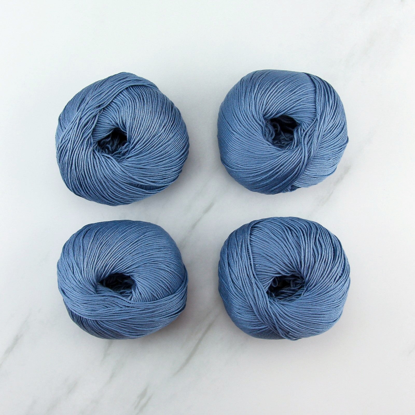 Bellissimo Airlie in colourway Powder Blue – 4ply weight cotton yarn