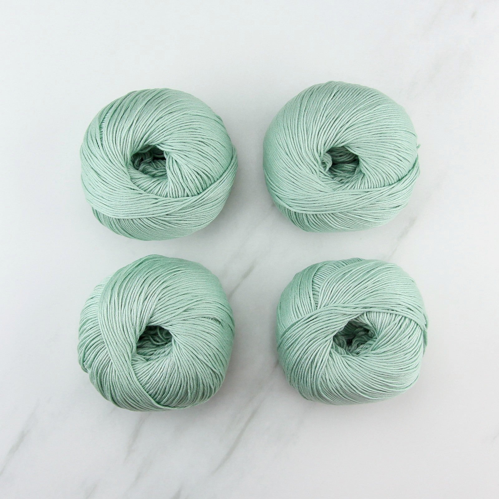 Bellissimo Airlie in colourway Sea Foam – 4ply weight cotton yarn