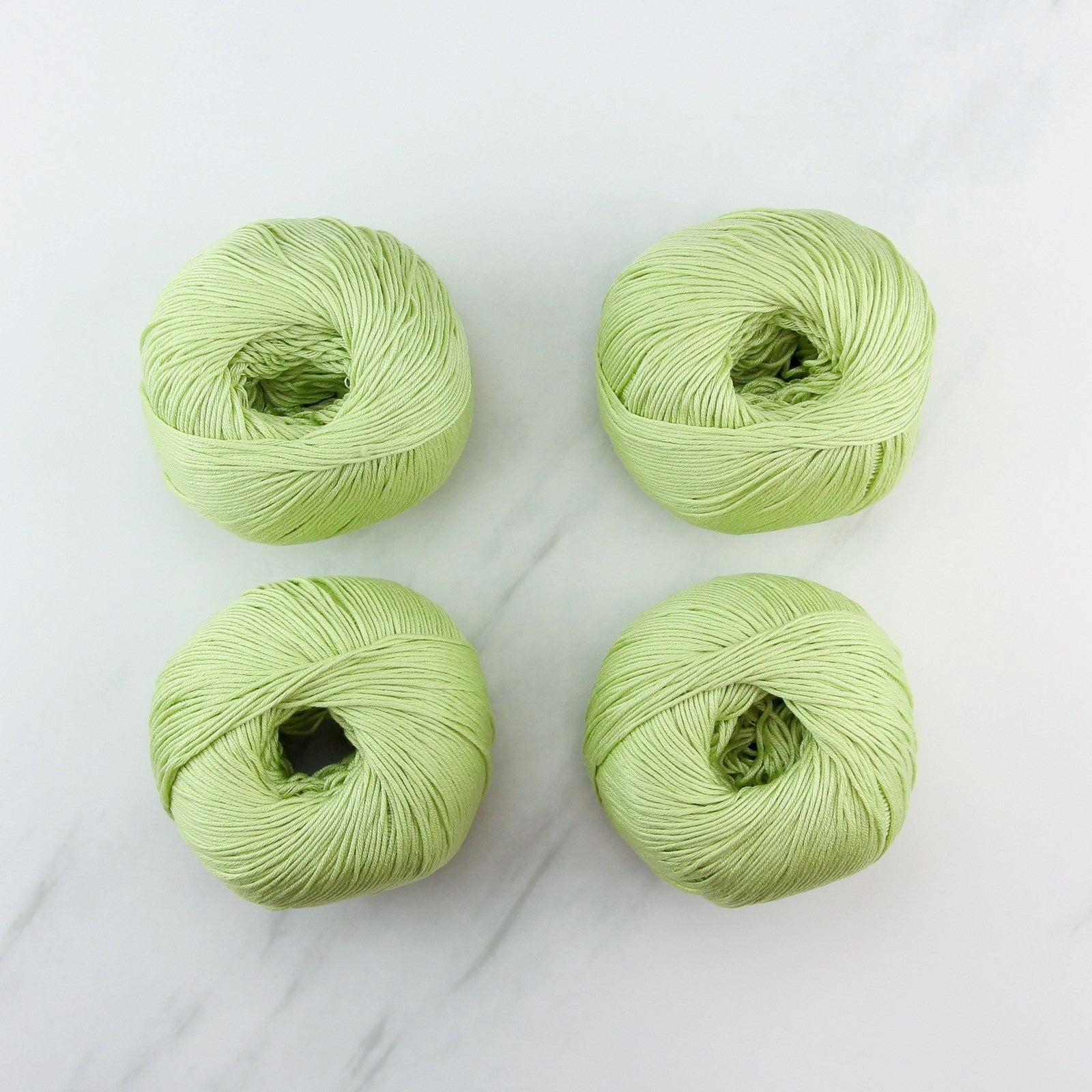 Bellissimo Airlie in colourway Leaf – 4ply weight cotton yarn