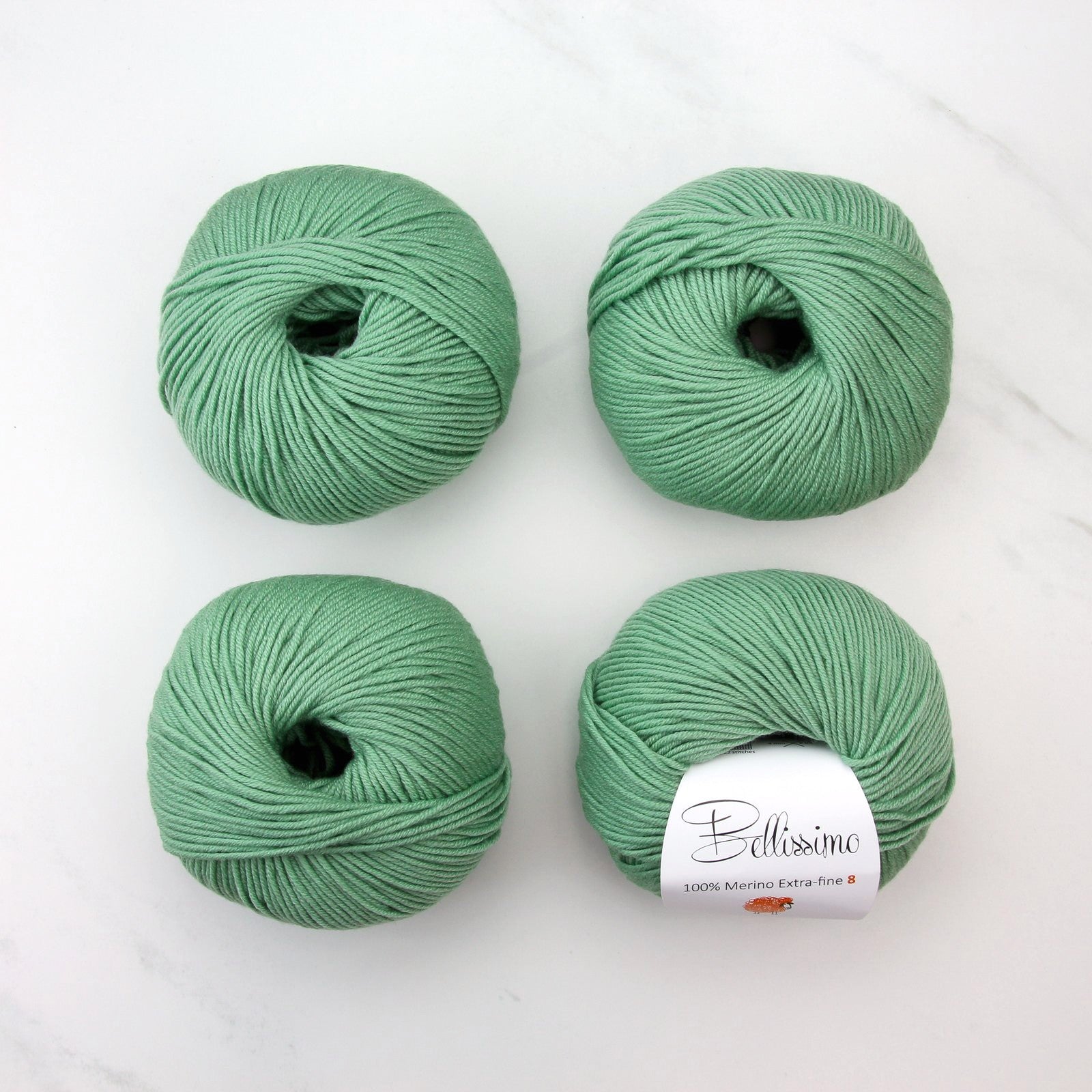Alexa Cardigan kit, colourway Sage