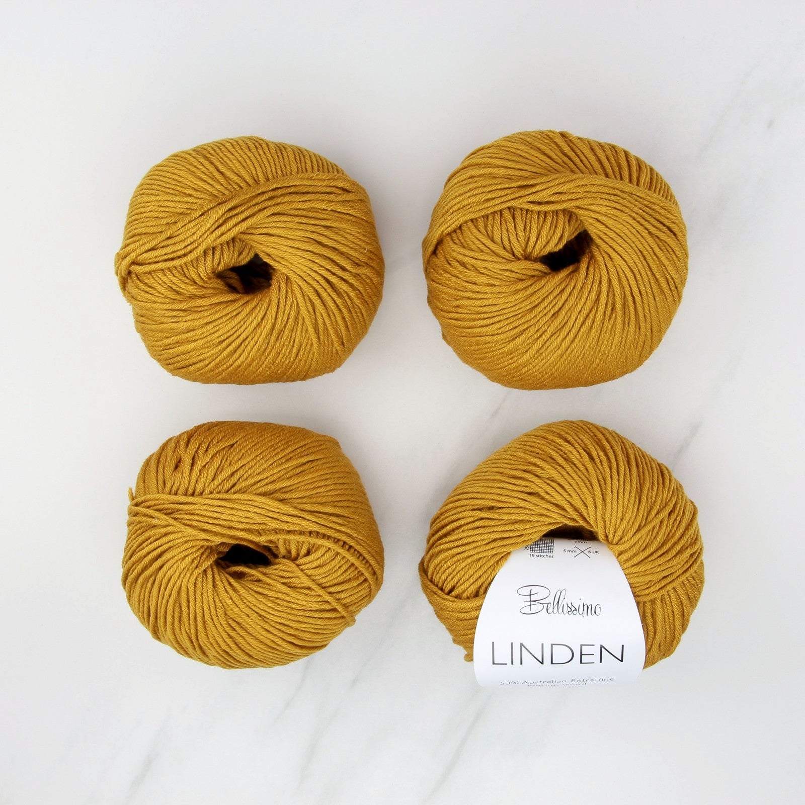 Christie Shawl kit, colourway Mustard