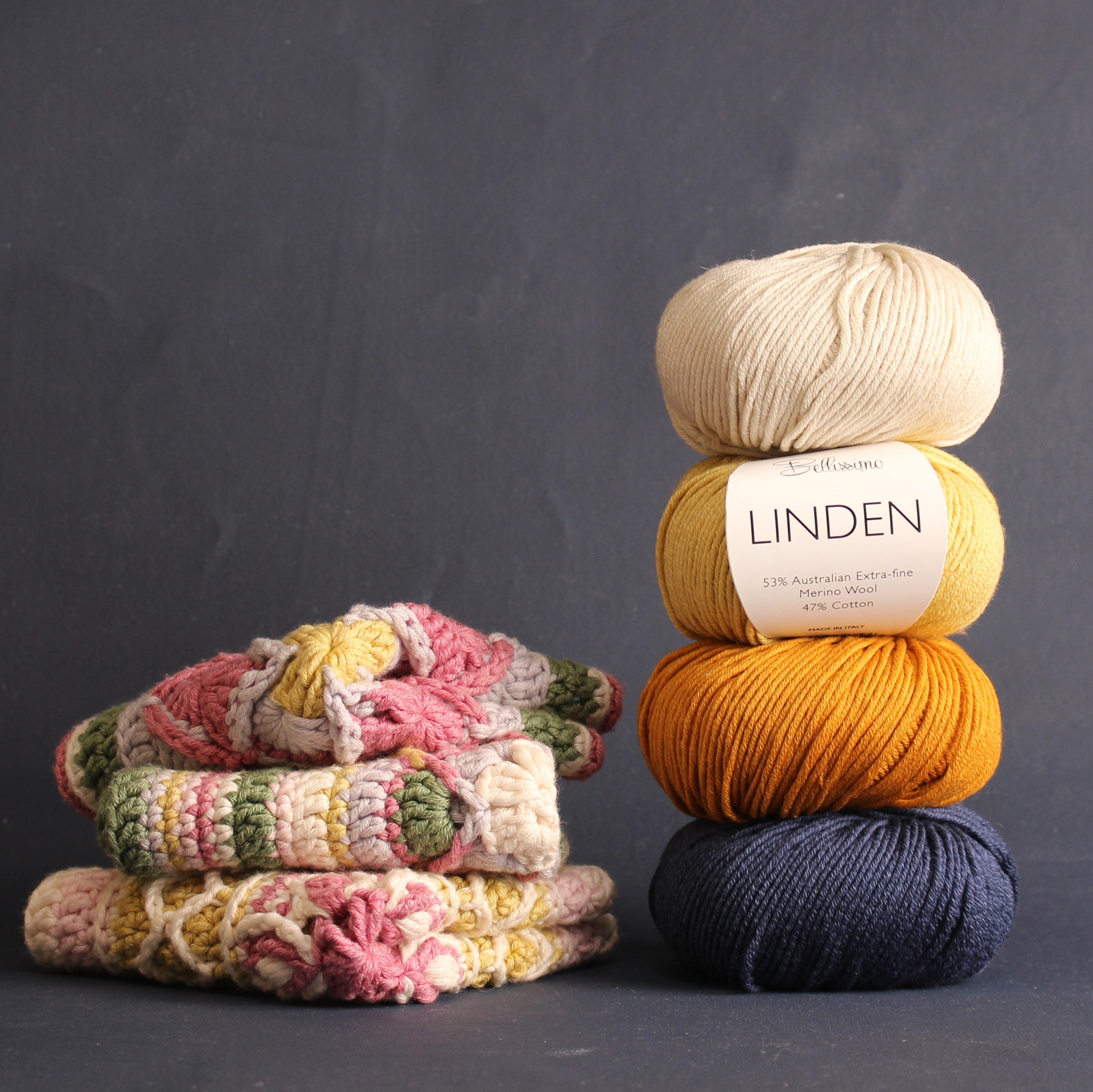 Bellissimo Linden – 10ply weight merino, cotton yarn