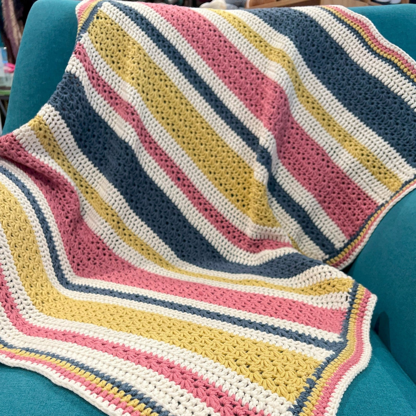 Little Stars Blanket kit, colourway Orchid