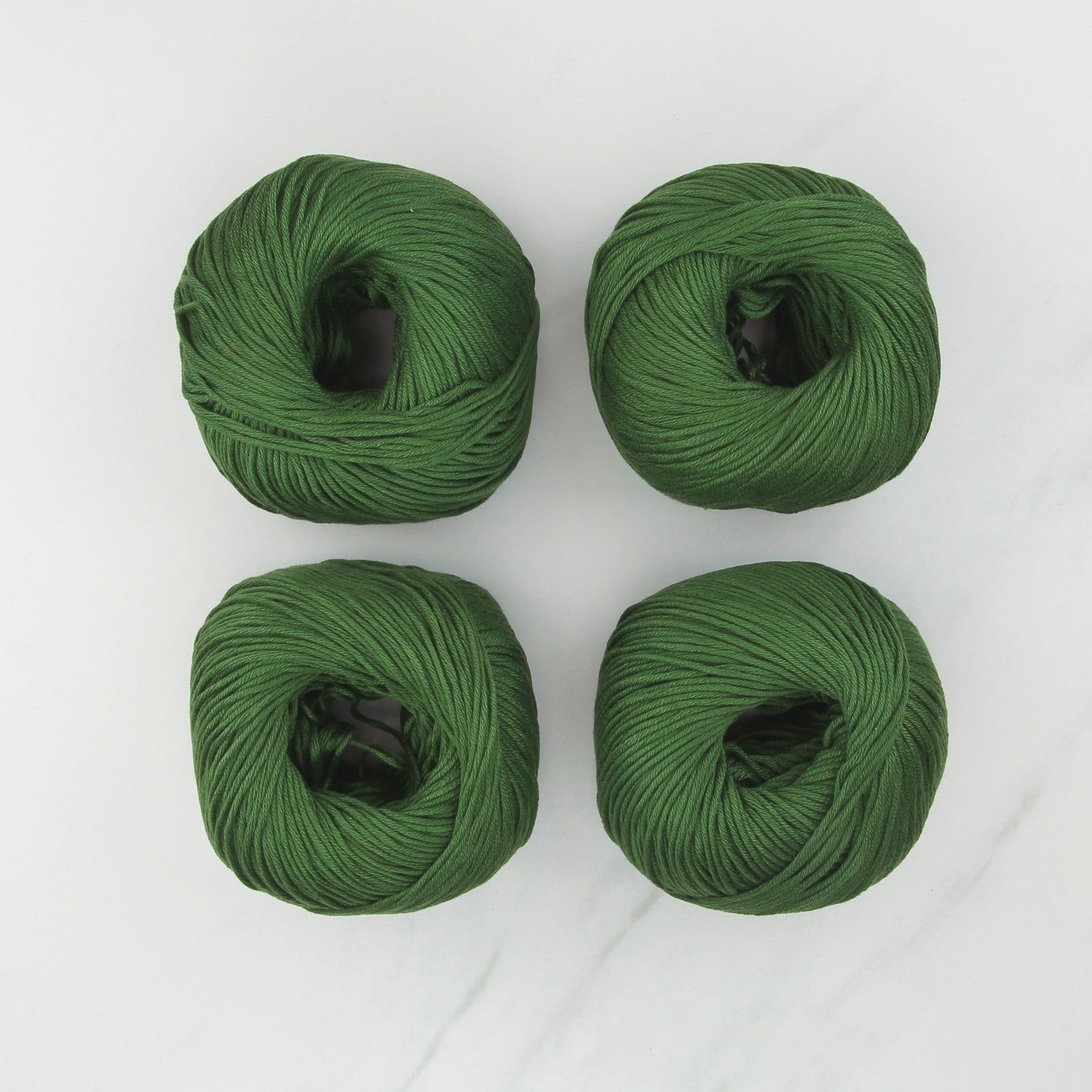 Bellissimo Orchard in colourway Grass – 8ply weight cotton yarn