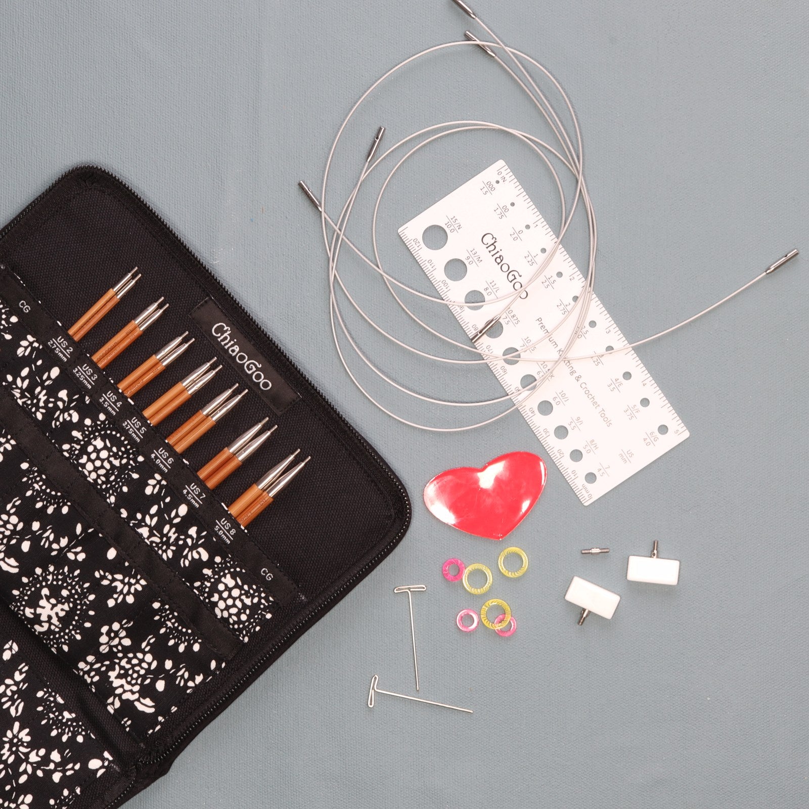 Chiaogoo Spin Bamboo Interchangeable Tip Sets