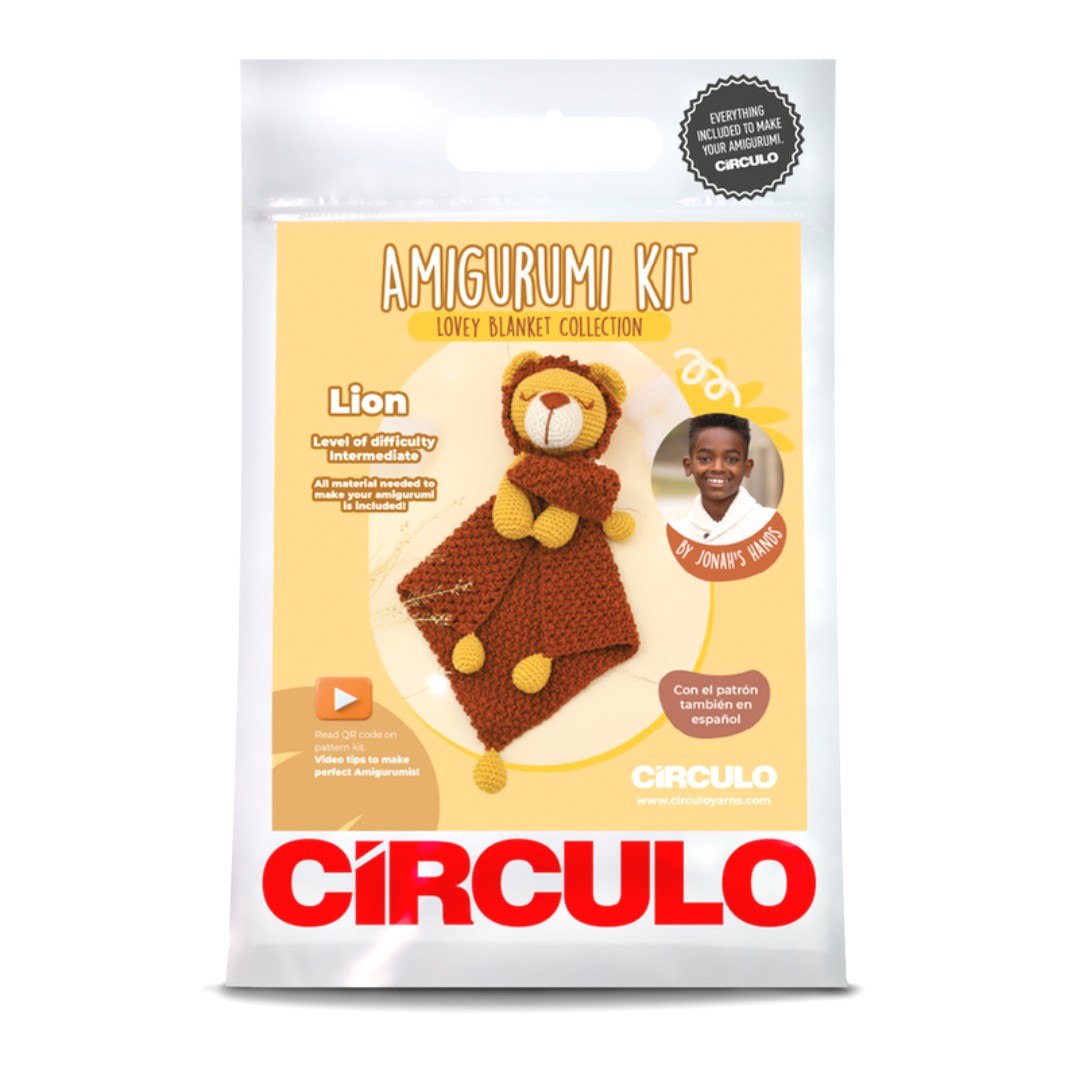 Circulo Lovely Blanket Lion Amigurumi crochet kit – view 3