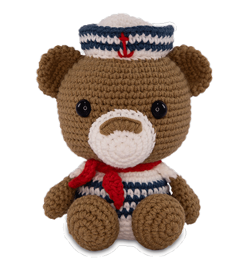 Circulo Amigurumi Kit: Teddy Bear - Captain