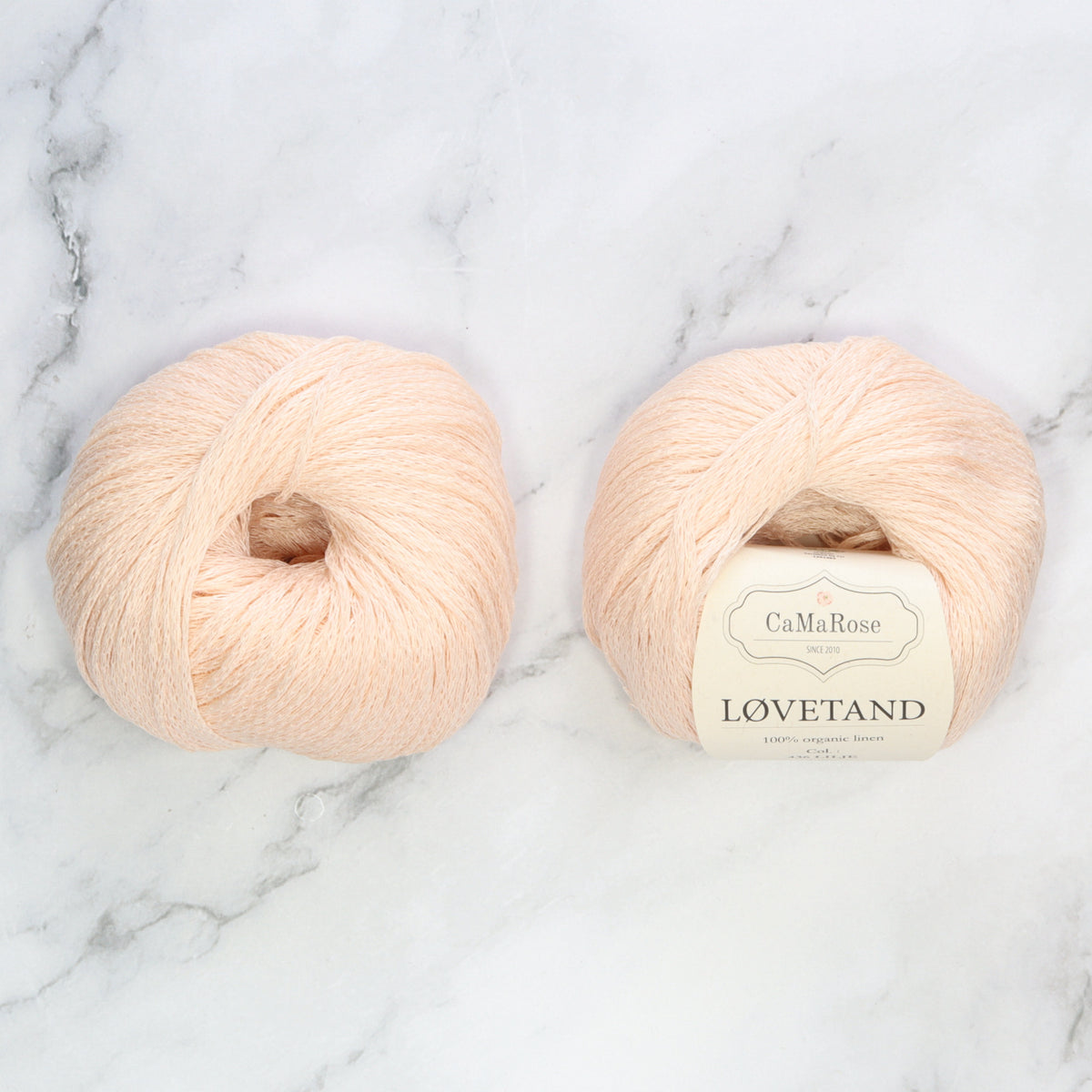 CaMaRose Lovetand in colourway Lily – 8ply (DK) weight linen yarn