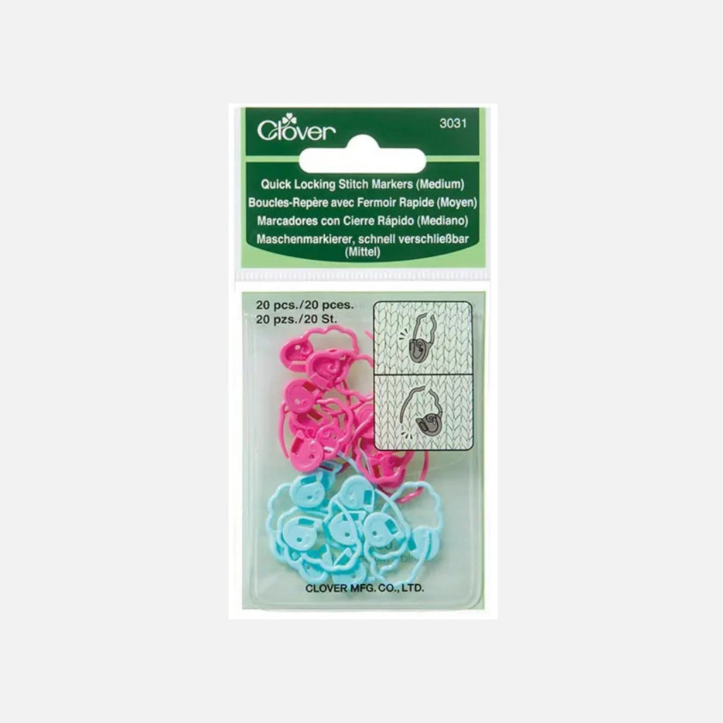 Clover Quick Locking Stitch Markers – view 2