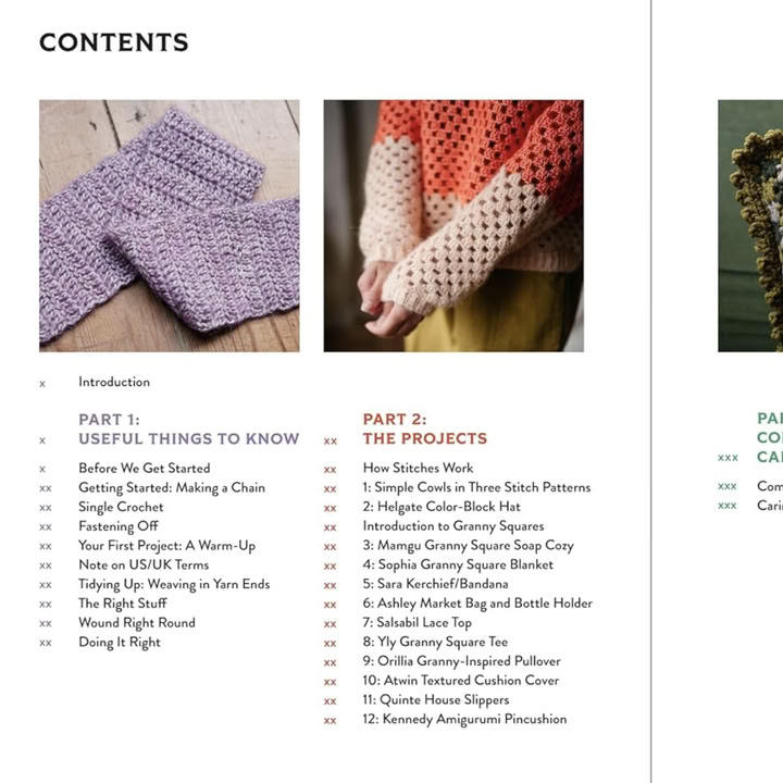 Crochet How: Learn to Crochet with Simple Stitches, Patterns, and Tips – pattern book – view 5