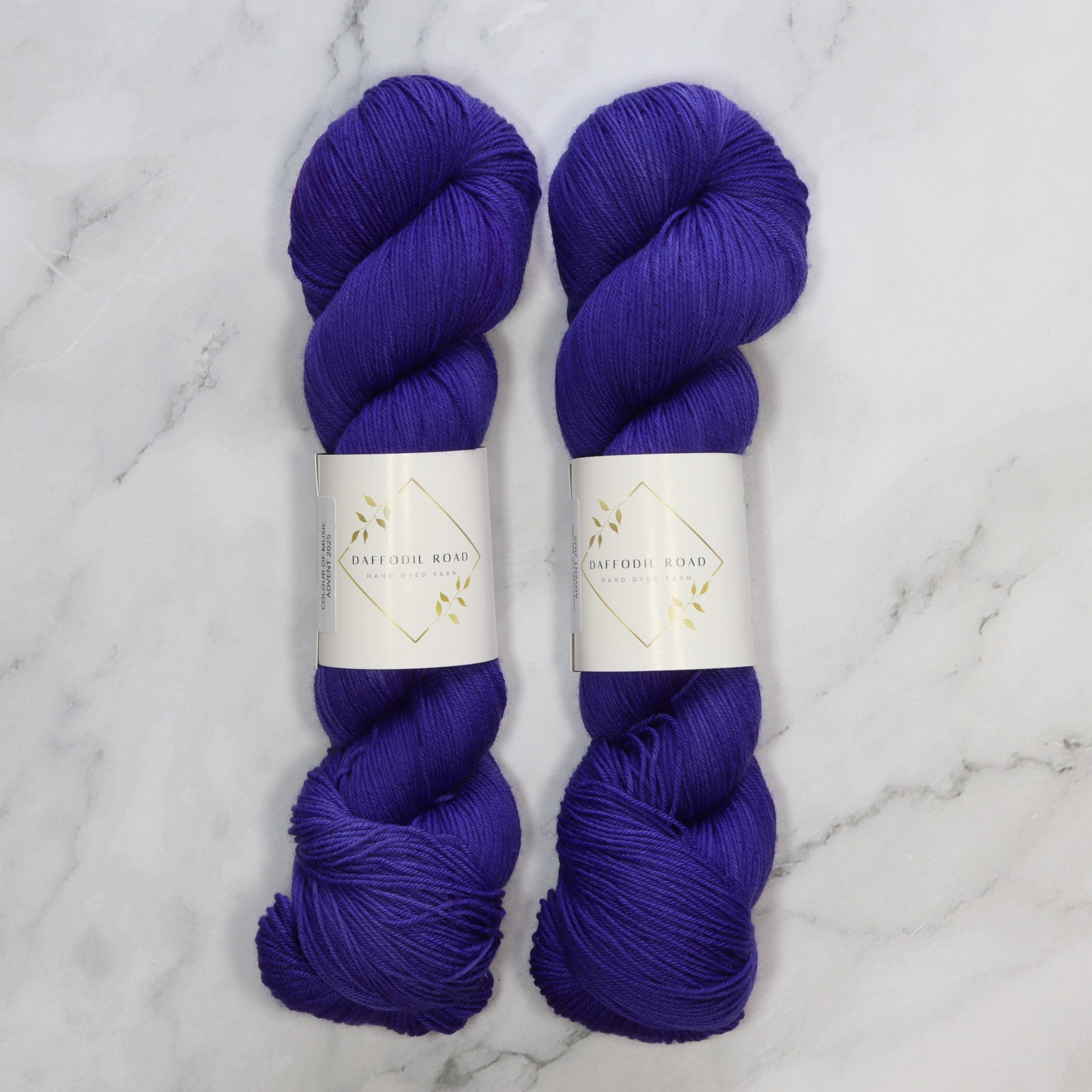Daffodil Road Yarn Colour of Music Collection in colourway Day 2 Singing in the Rain – 4ply weight merino, nylon yarn
