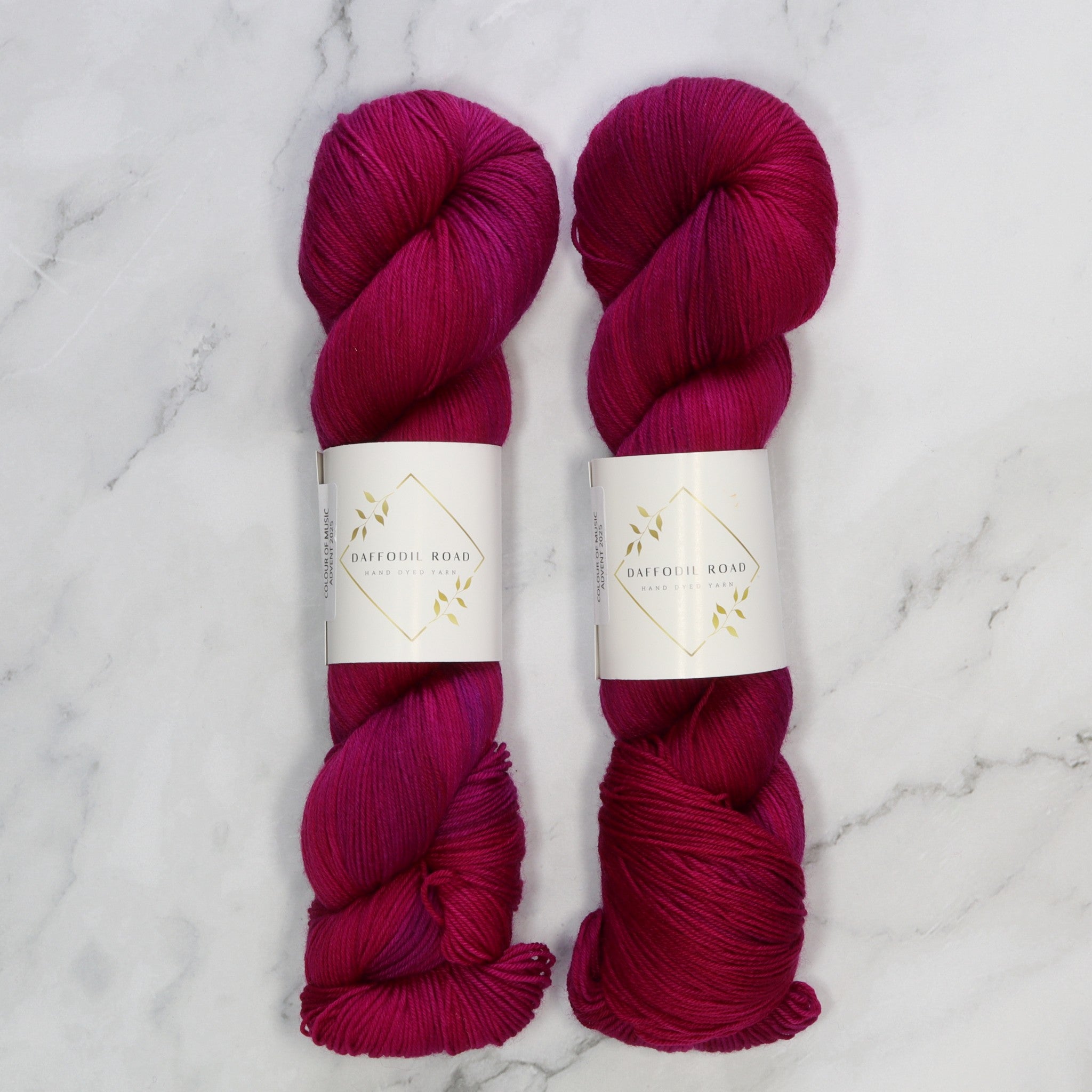 Daffodil Road Yarn Colour of Music Collection in colourway Day 6 My Fair Lady – 4ply weight merino, nylon yarn