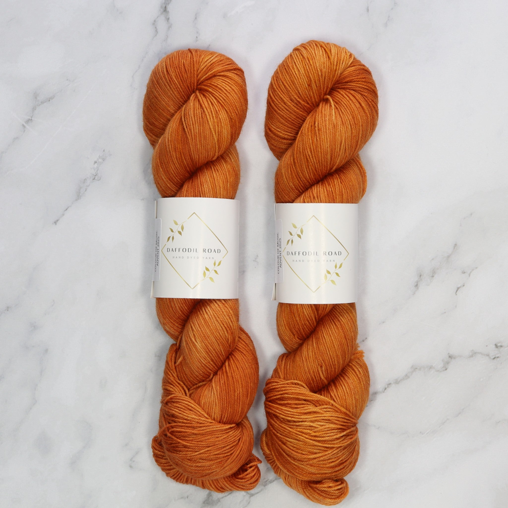 Daffodil Road Yarn Colour of Music Collection in colourway Day 12 Mamma Mia – 4ply weight merino, nylon yarn