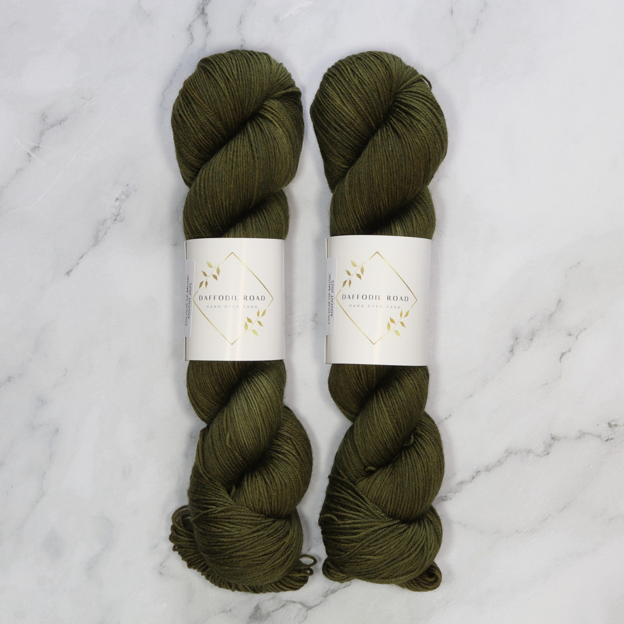 Daffodil Road Yarn Colour of Music Collection in colourway Day 17 Oliver – 4ply weight merino, nylon yarn