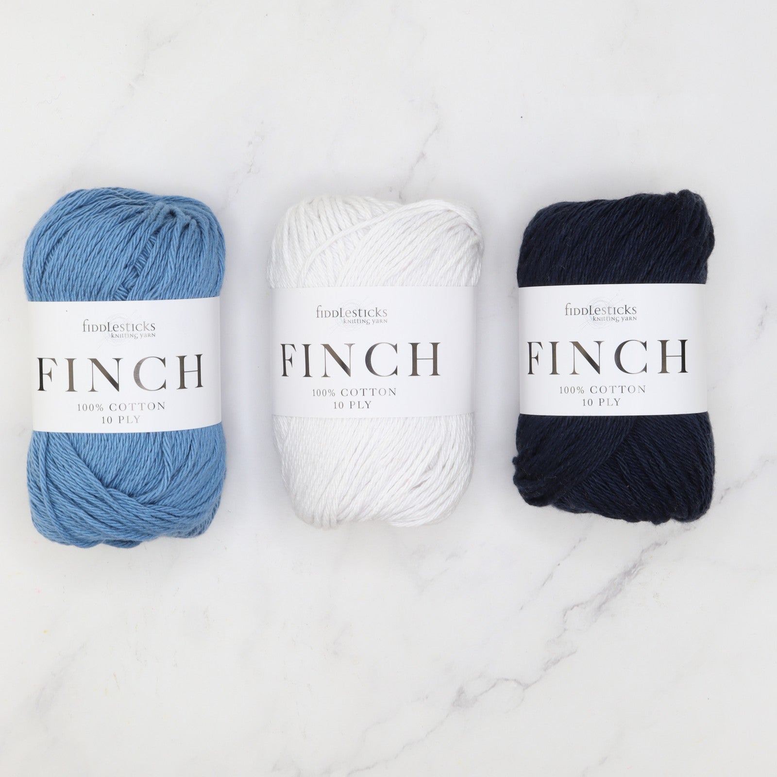 Boho Stripes Blanket kit, colourway Blue Sky