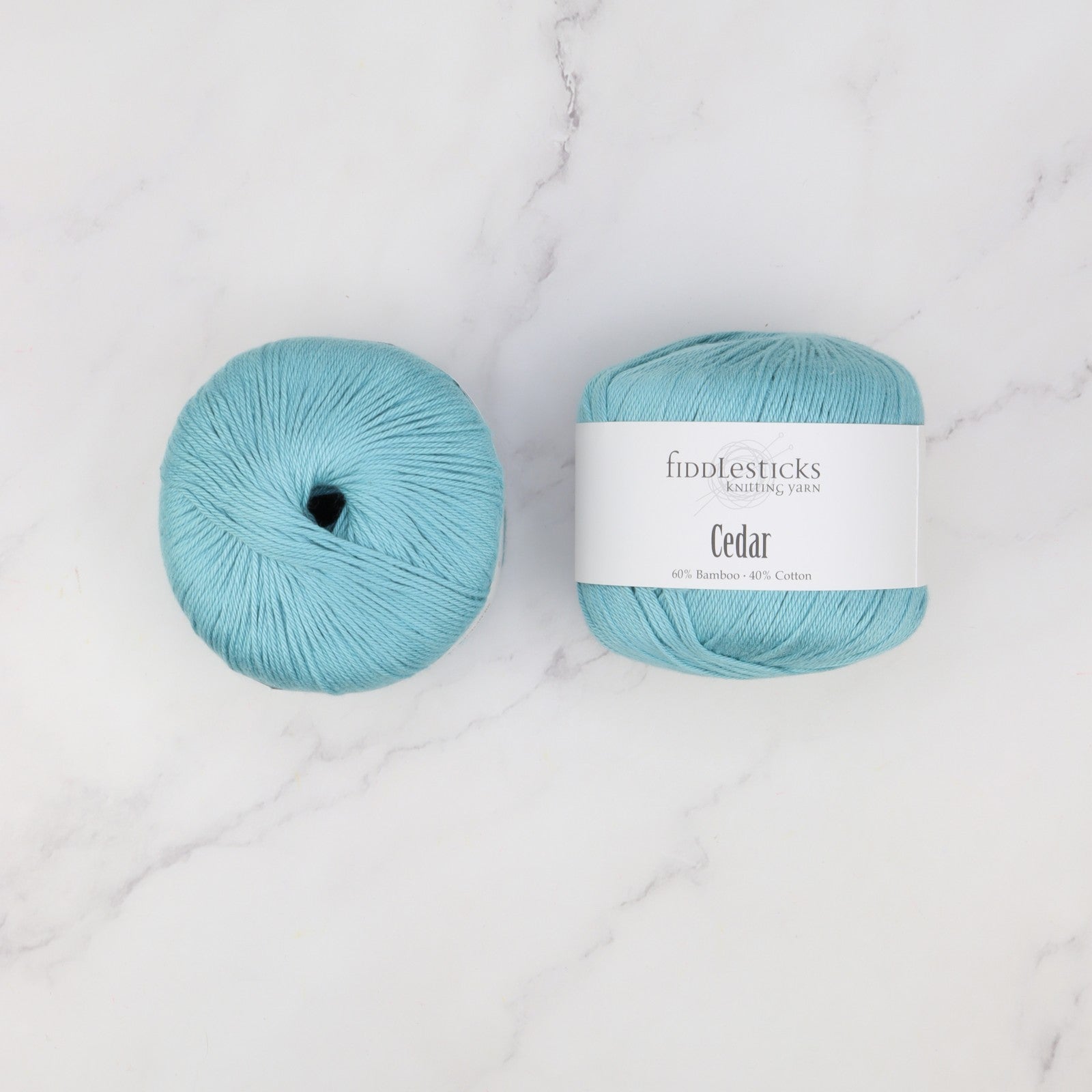 Fiddlesticks Cedar in colourway 124-18 Amalfi – 8ply weight bamboo, cotton yarn