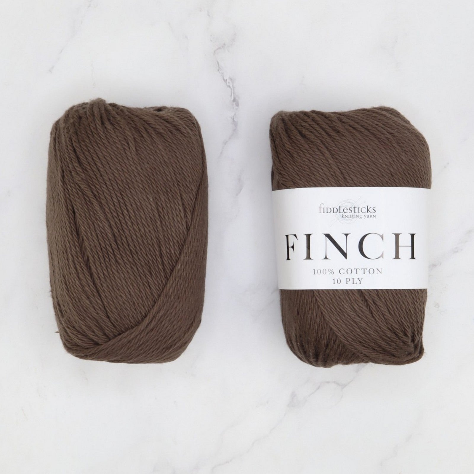 Fiddlesticks Finch in colourway Donkey – 10ply weight cotton yarn