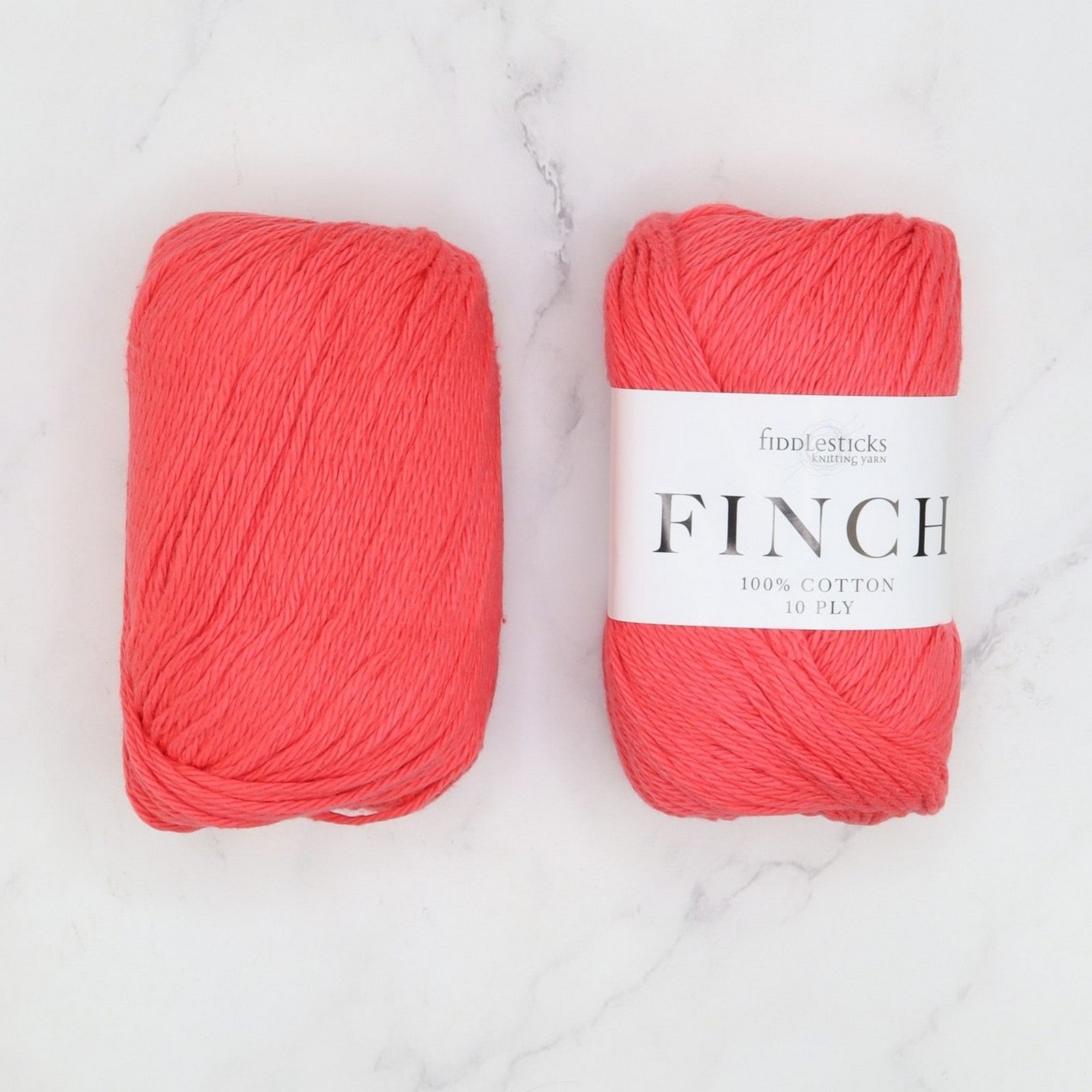 Fiddlesticks Finch in colourway Watermelon – 10ply weight cotton yarn
