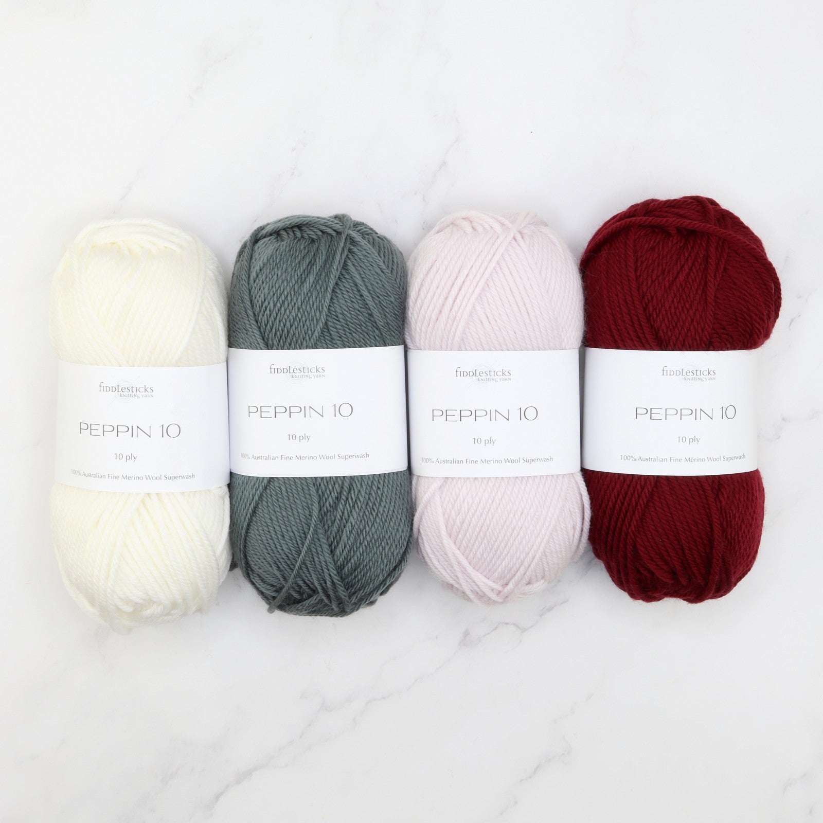 Garter Chevron Baby Blanket kit, colourway Playtime