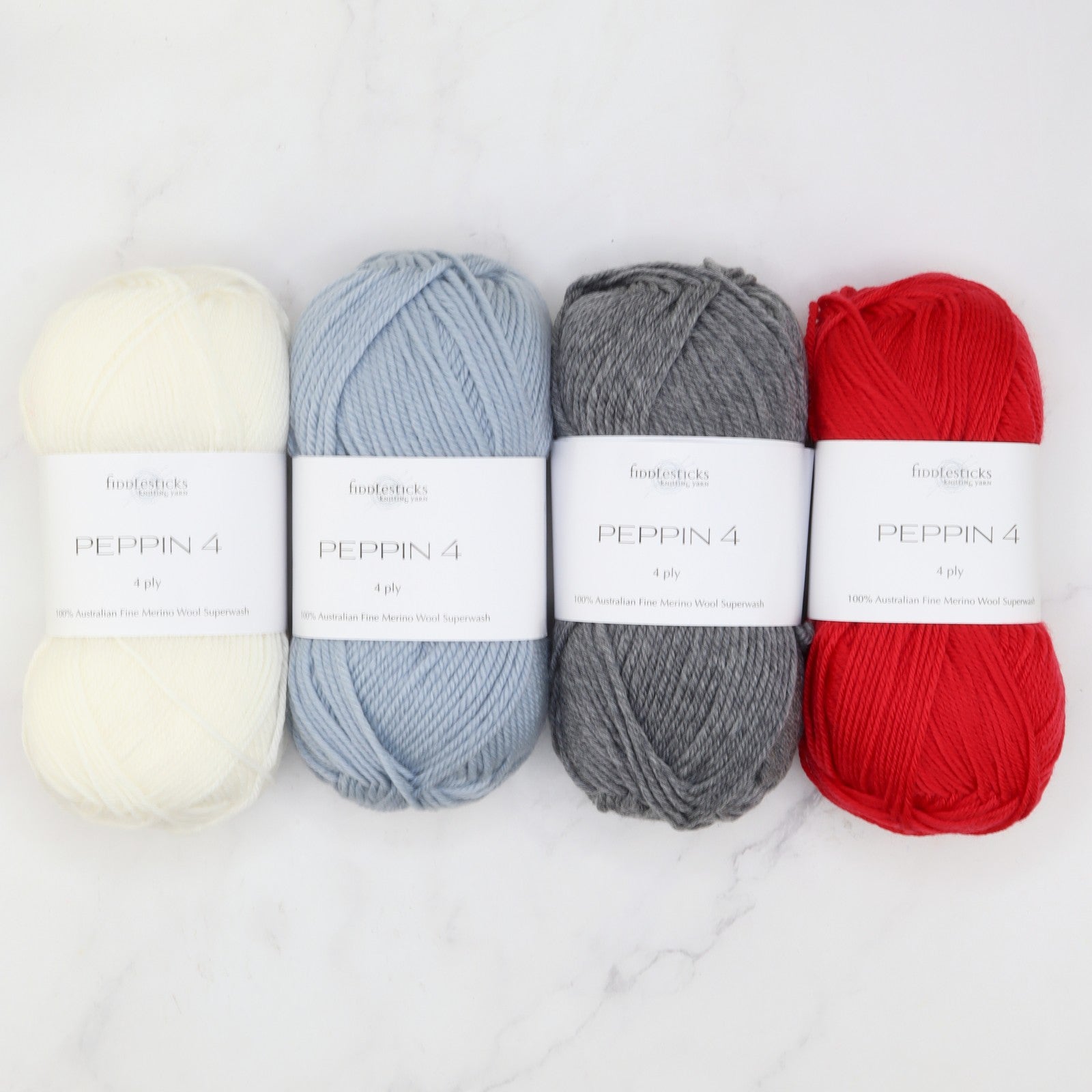 Westknits Geogradient kit in Peppin 4, colourway Cherry