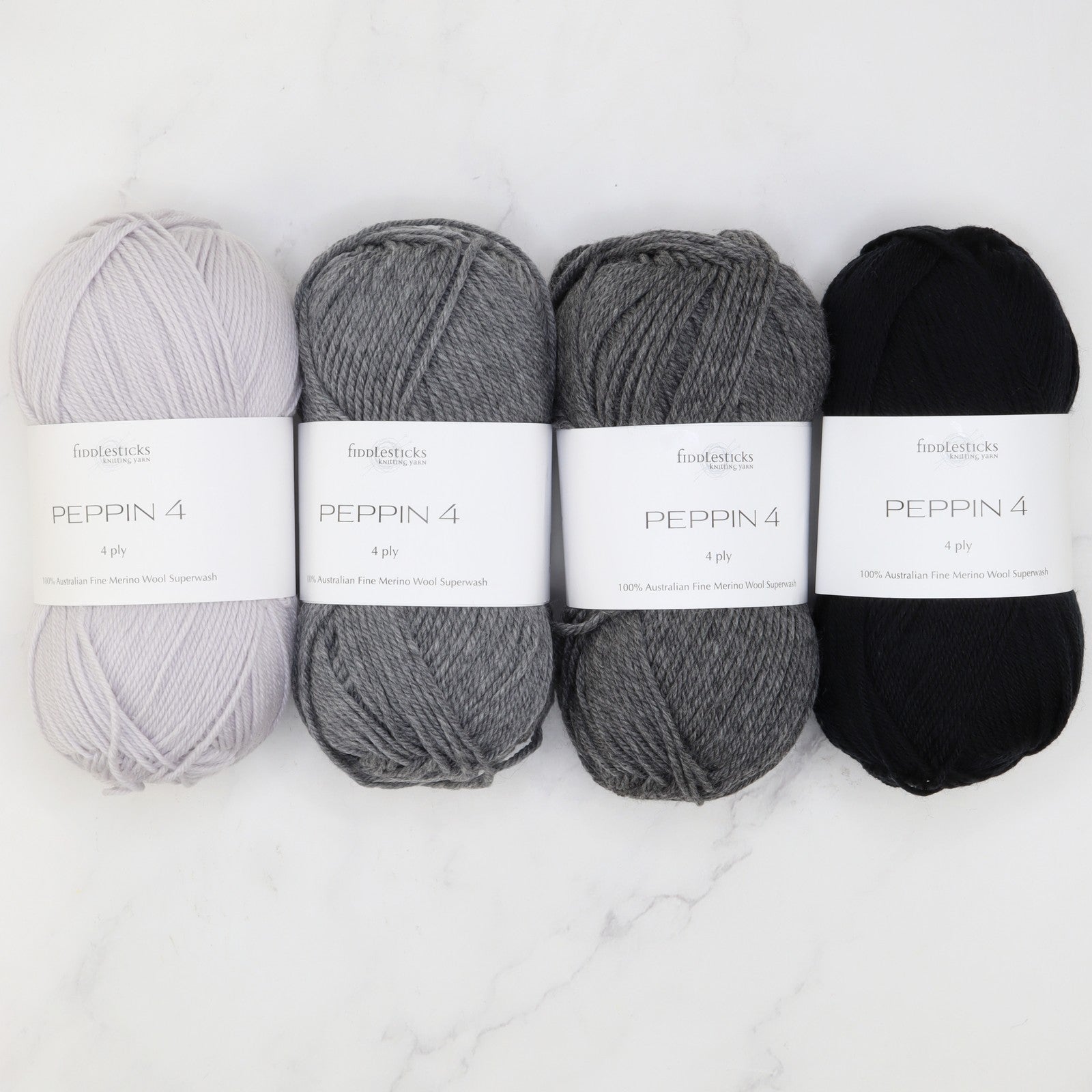 Westknits Geogradient kit in Peppin 4, colourway Nightfall