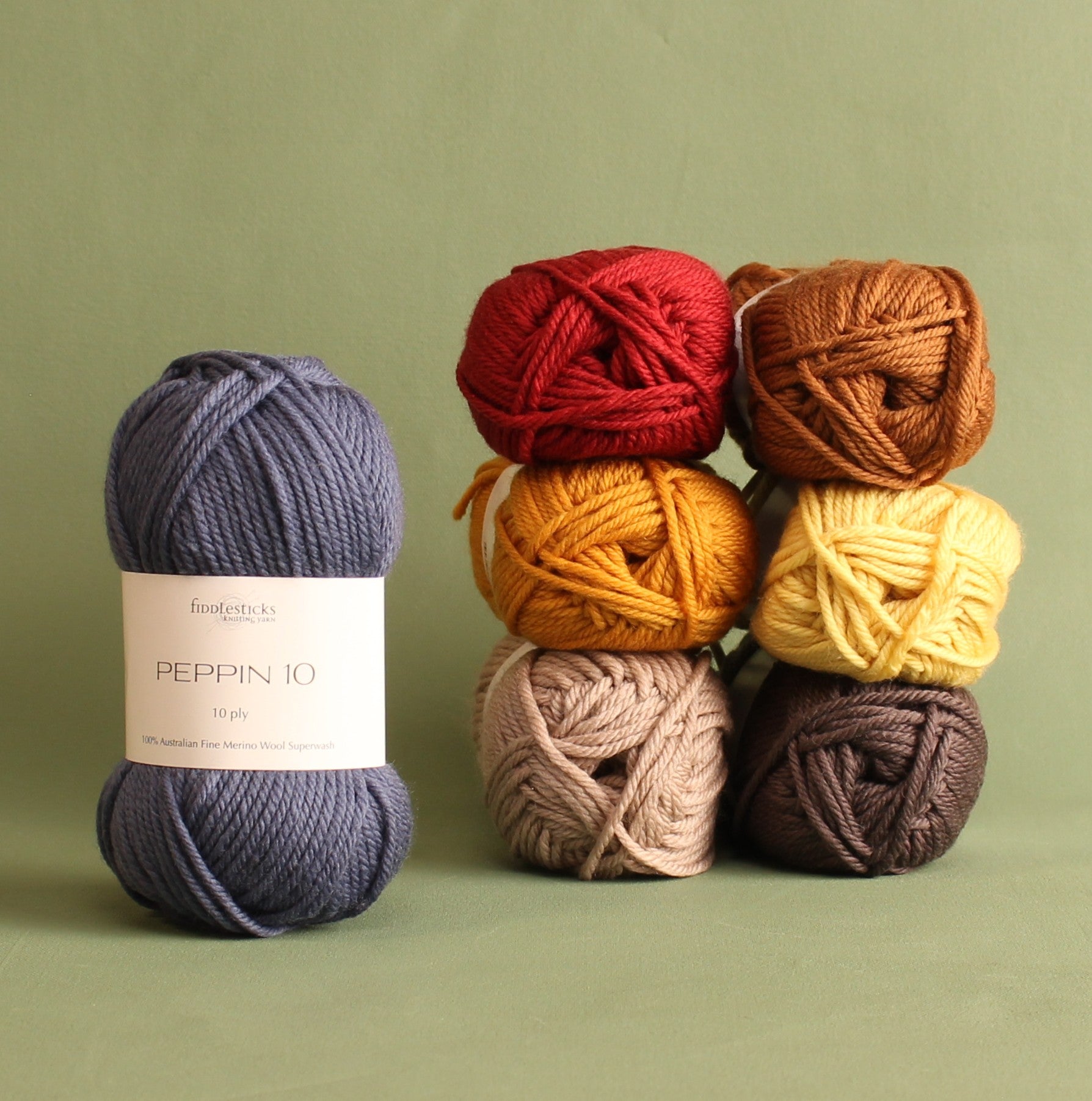 Fiddlesticks Peppin 10 – 10ply weight wool yarn