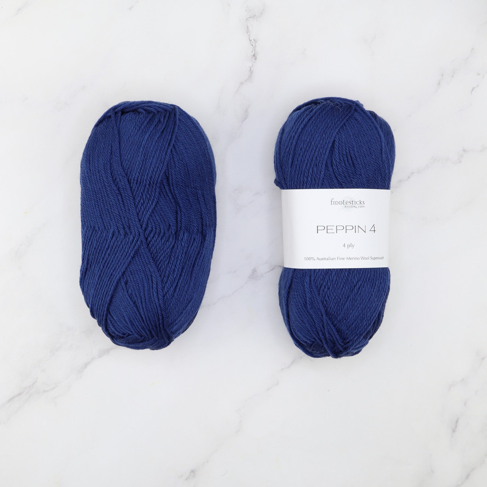 Fiddlesticks Peppin 4 in colourway Lapis – 4ply weight merino yarn