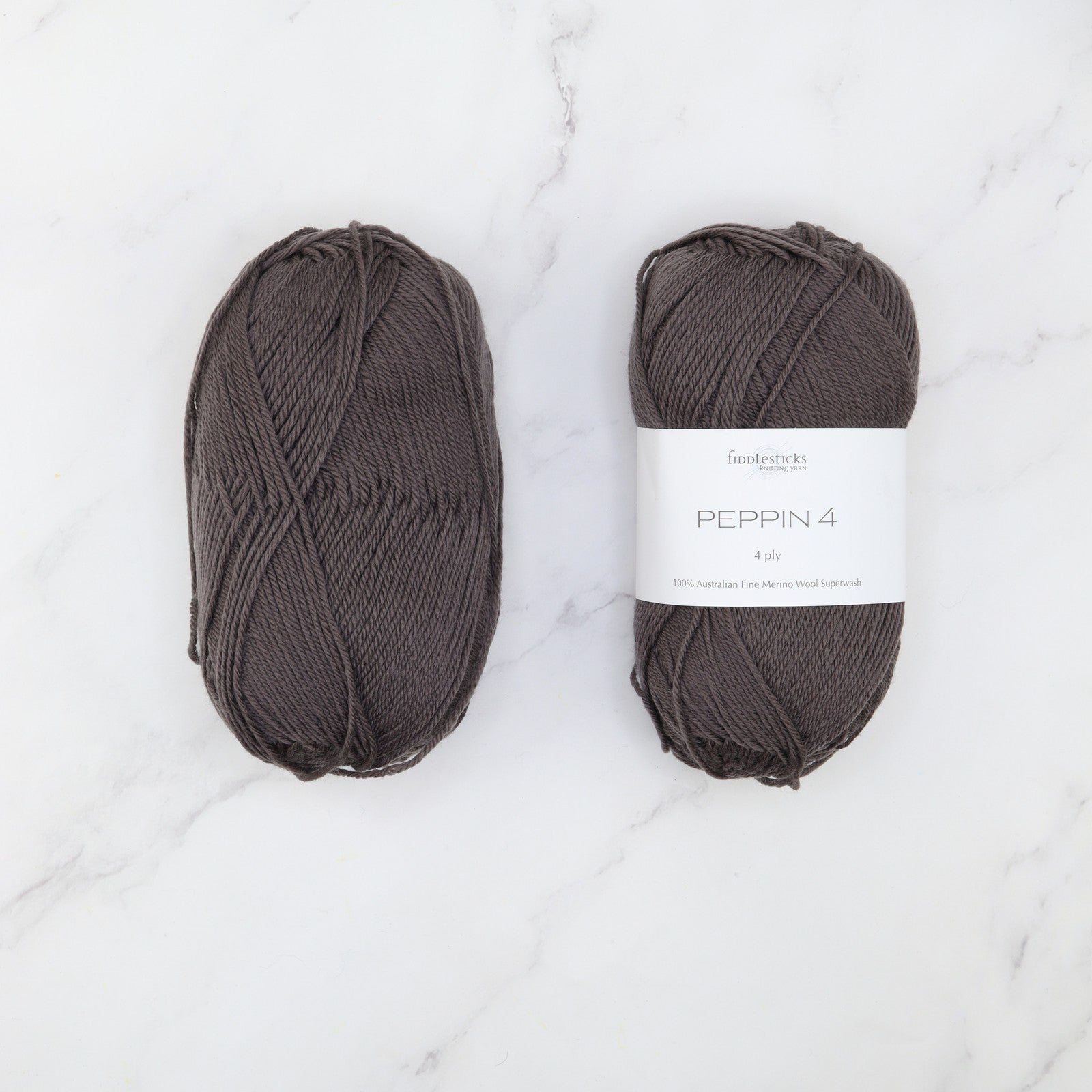Fiddlesticks Peppin 4 in colourway Rock – 4ply weight merino yarn