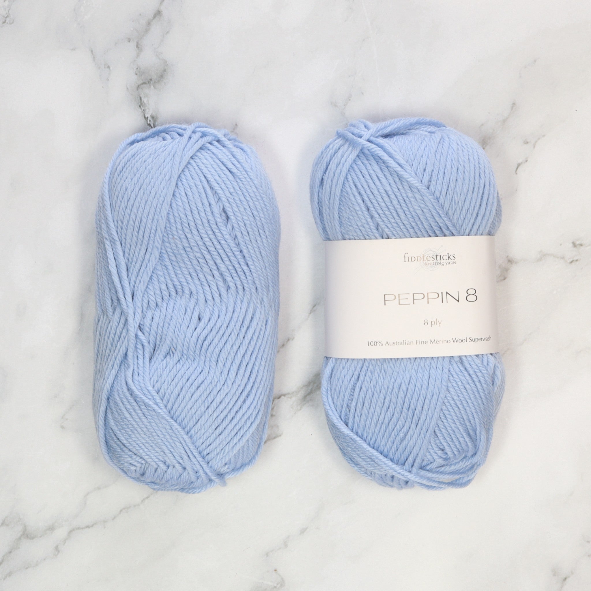 Fiddlesticks Peppin 8 in colourway Capri – 8ply weight wool yarn
