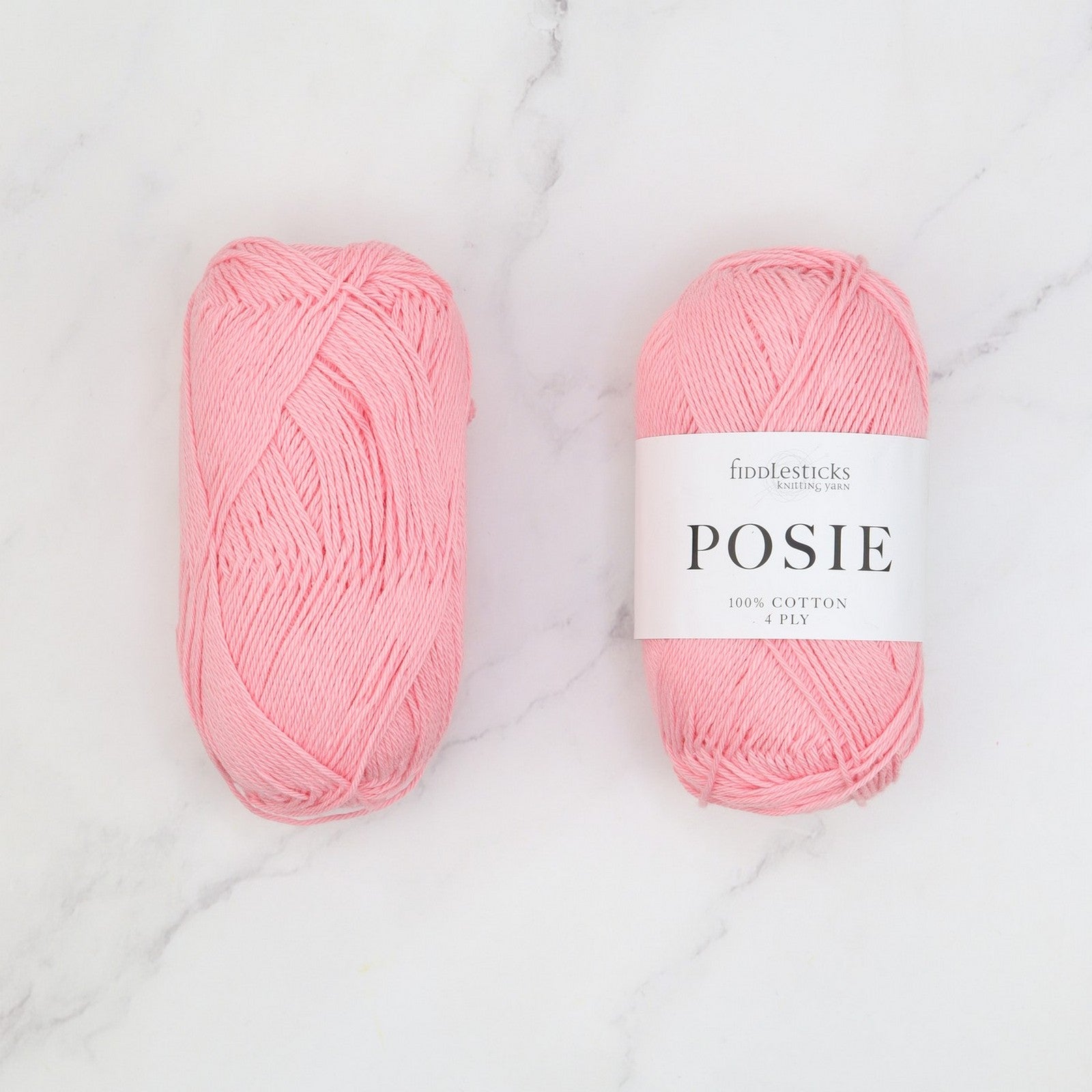 Fiddlesticks Posie in colourway Fairy – 4ply weight cotton yarn