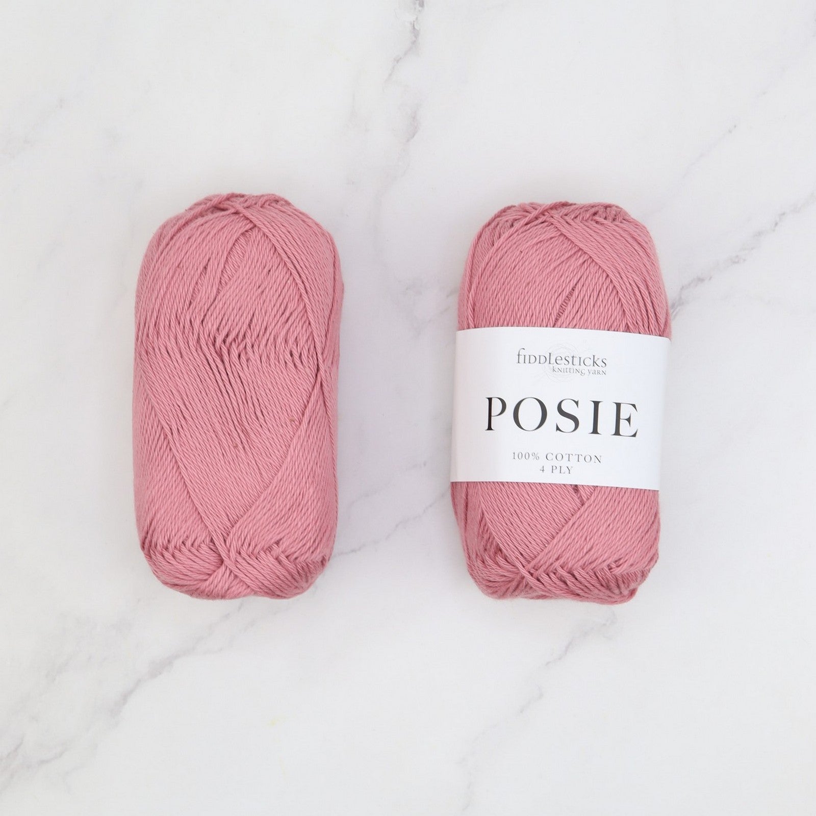 Fiddlesticks Posie in colourway Musk – 4ply weight cotton yarn