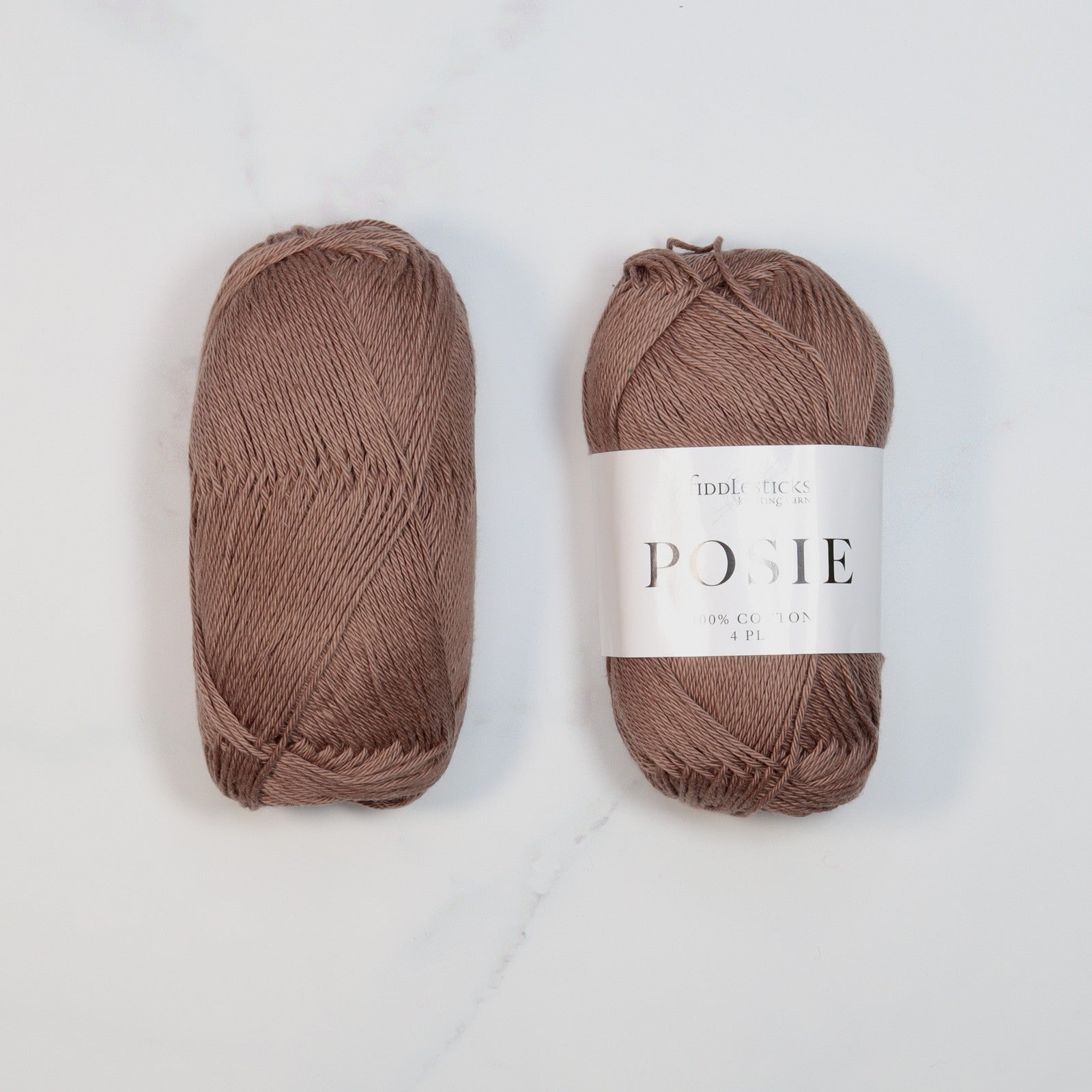 Fiddlesticks Posie in colourway Milo – 4ply weight cotton yarn