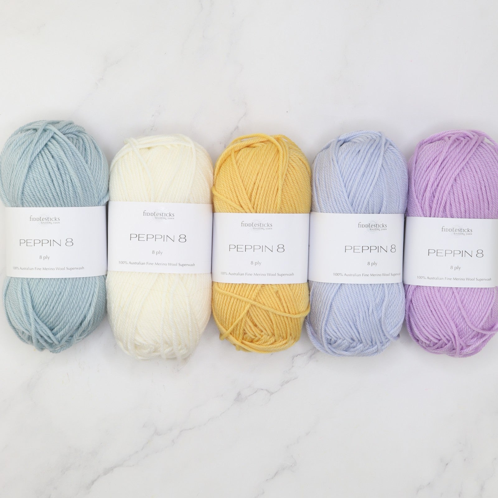 Squircles Blanket kit, colourway Jack and Jill