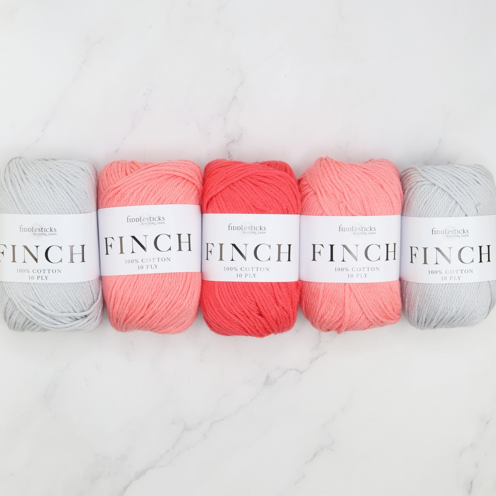 Triss Baby Blanket kit, colourway Coral